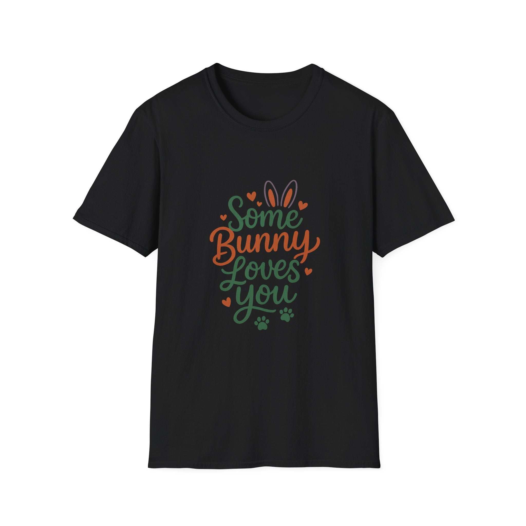 Some Bunny Loves You T-Shirt — Cute Easter Bunny Paw Print Tee