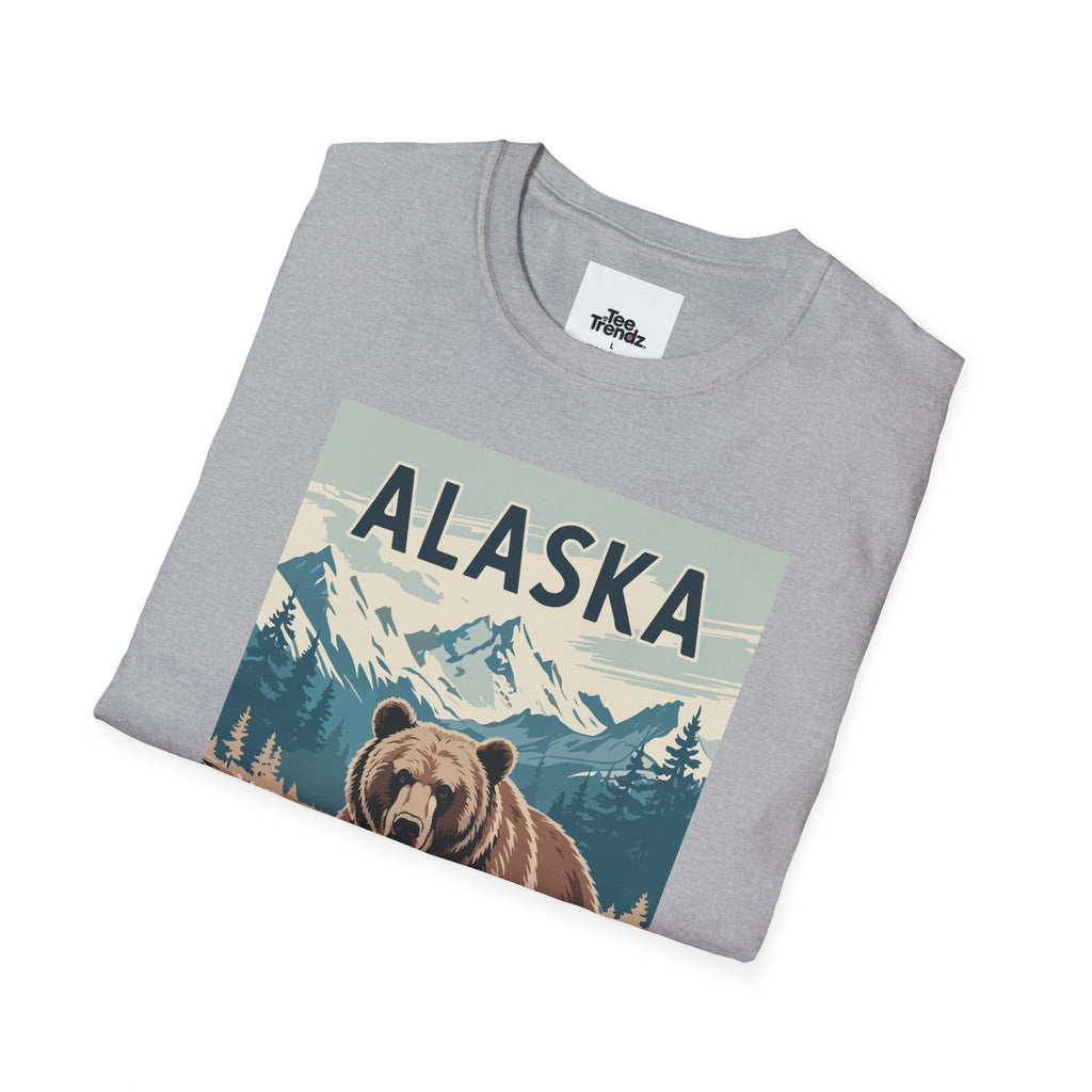 Alaska Bear T-Shirt — Vintage Mountain Wildlife Tee