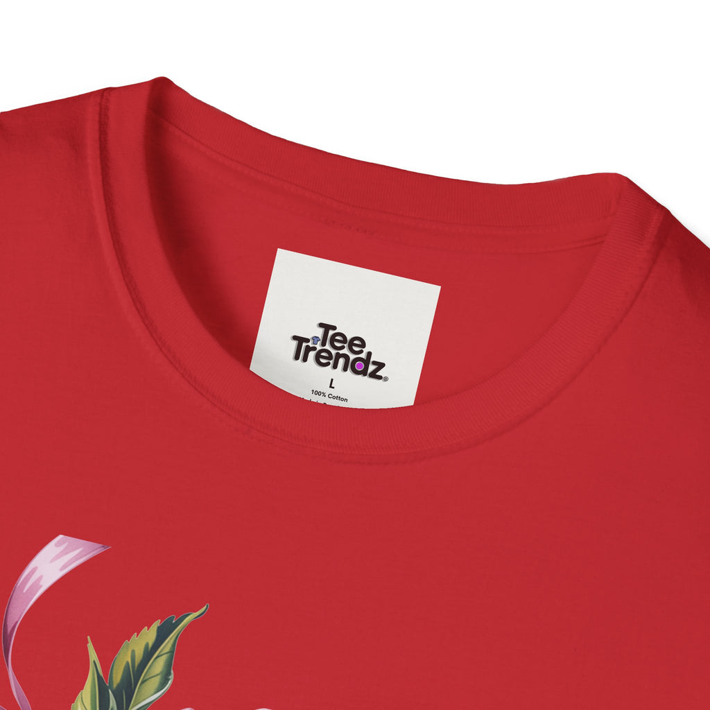 Happy Birthday Floral T-Shirt — Pink Blossom Birthday Tee