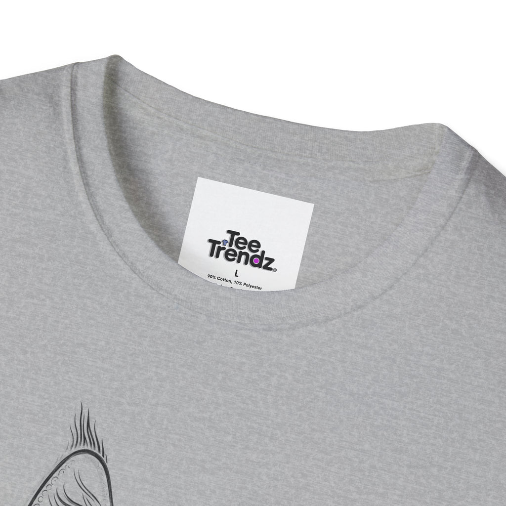 Lynx Sketch T-Shirt — Minimal Wildlife Illustration Tee
