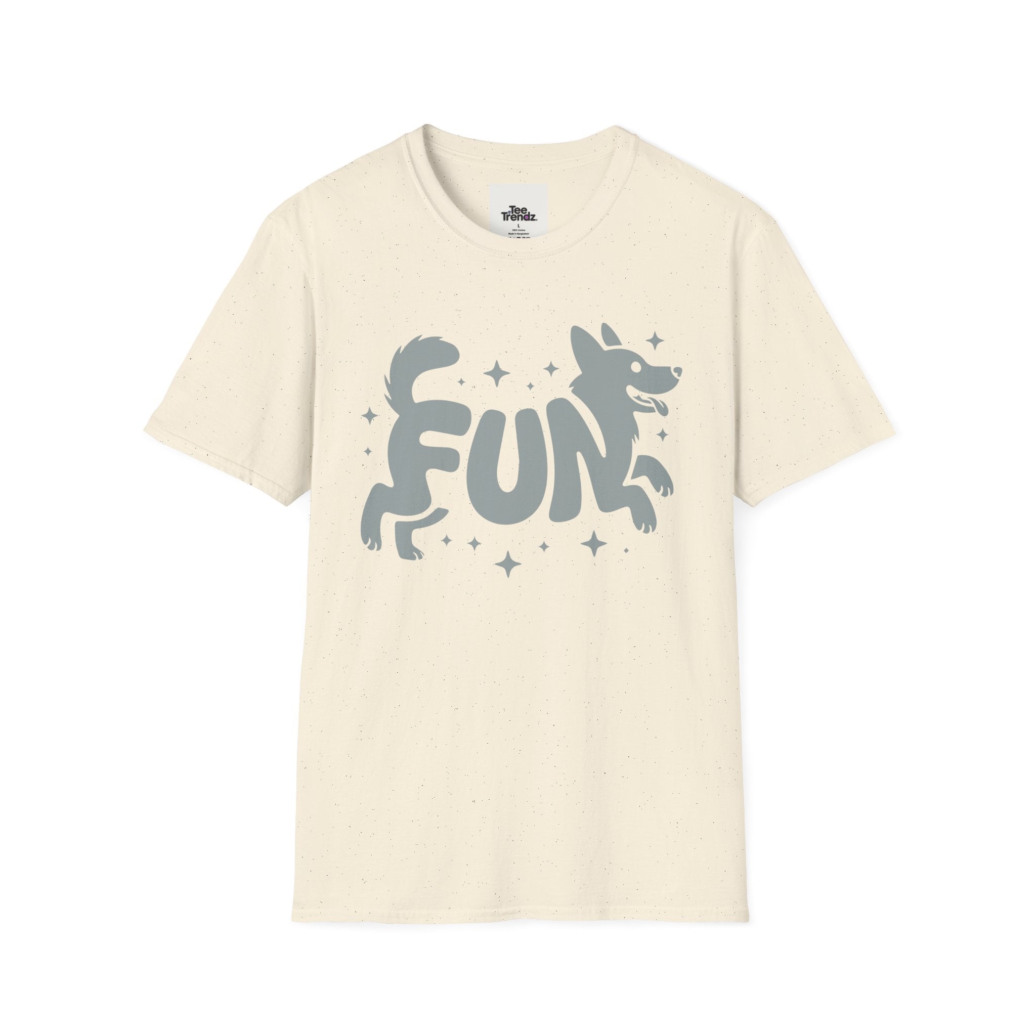 Fun Fox T-Shirt — Playful Kids Graphic Tee with 'FUN' Design