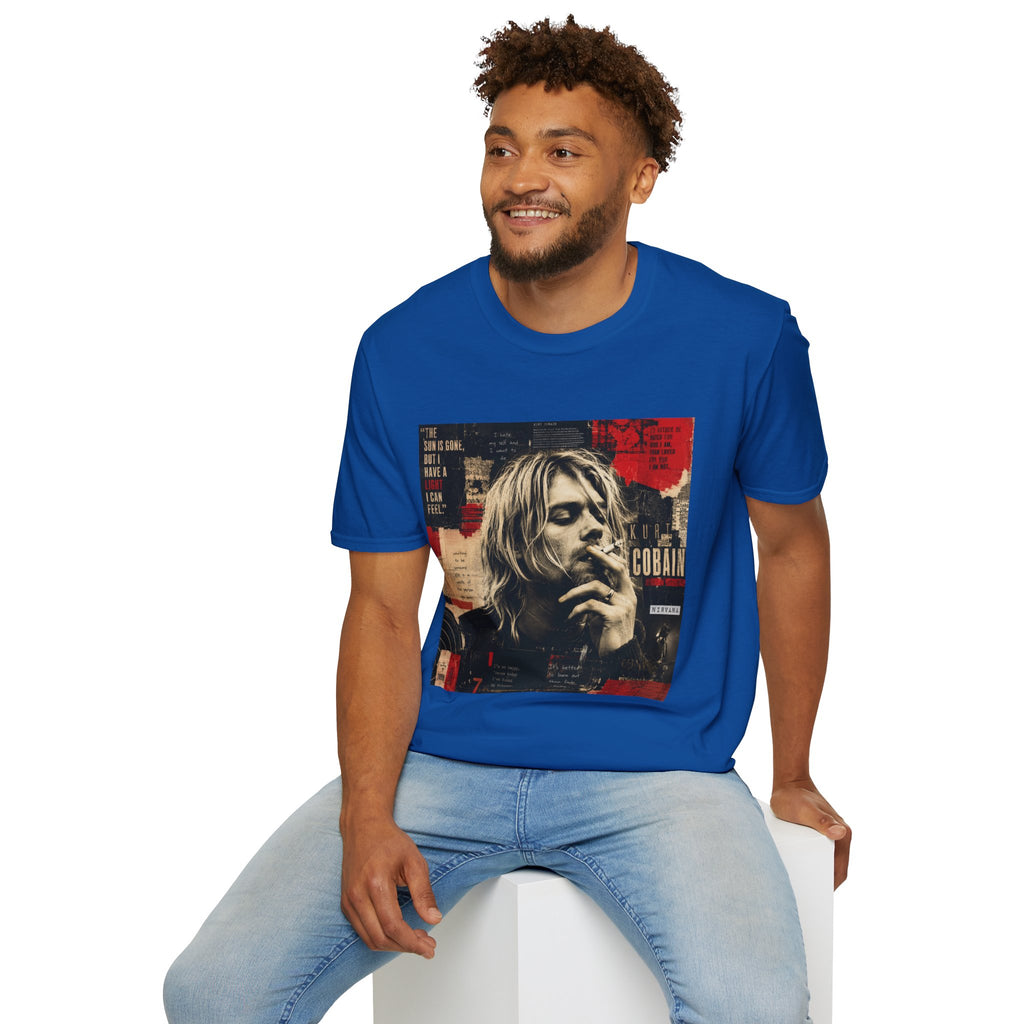 Vintage Grunge Band Portrait T-Shirt