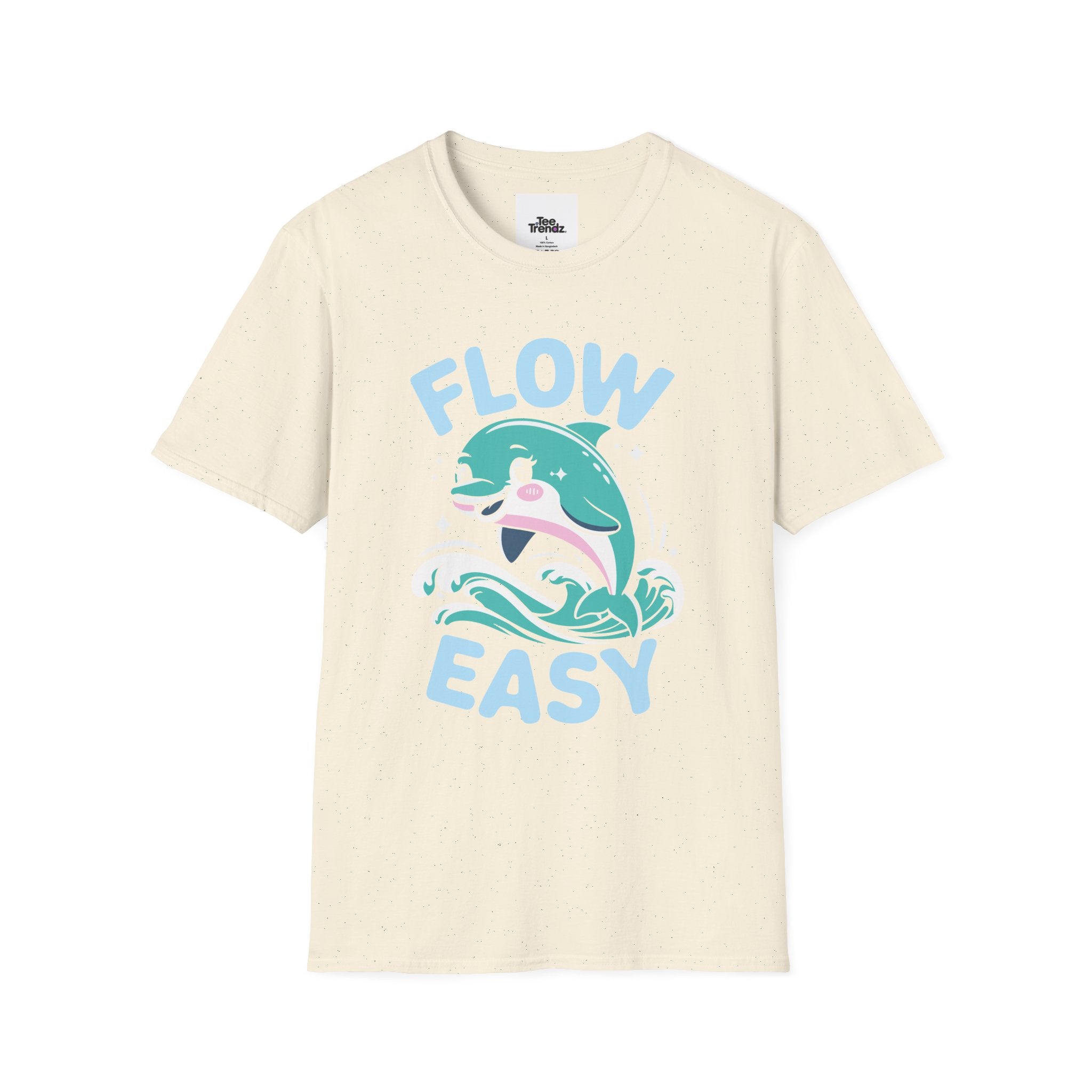 Flow Easy Dolphin T-Shirt — Cute Sea Life Graphic Tee