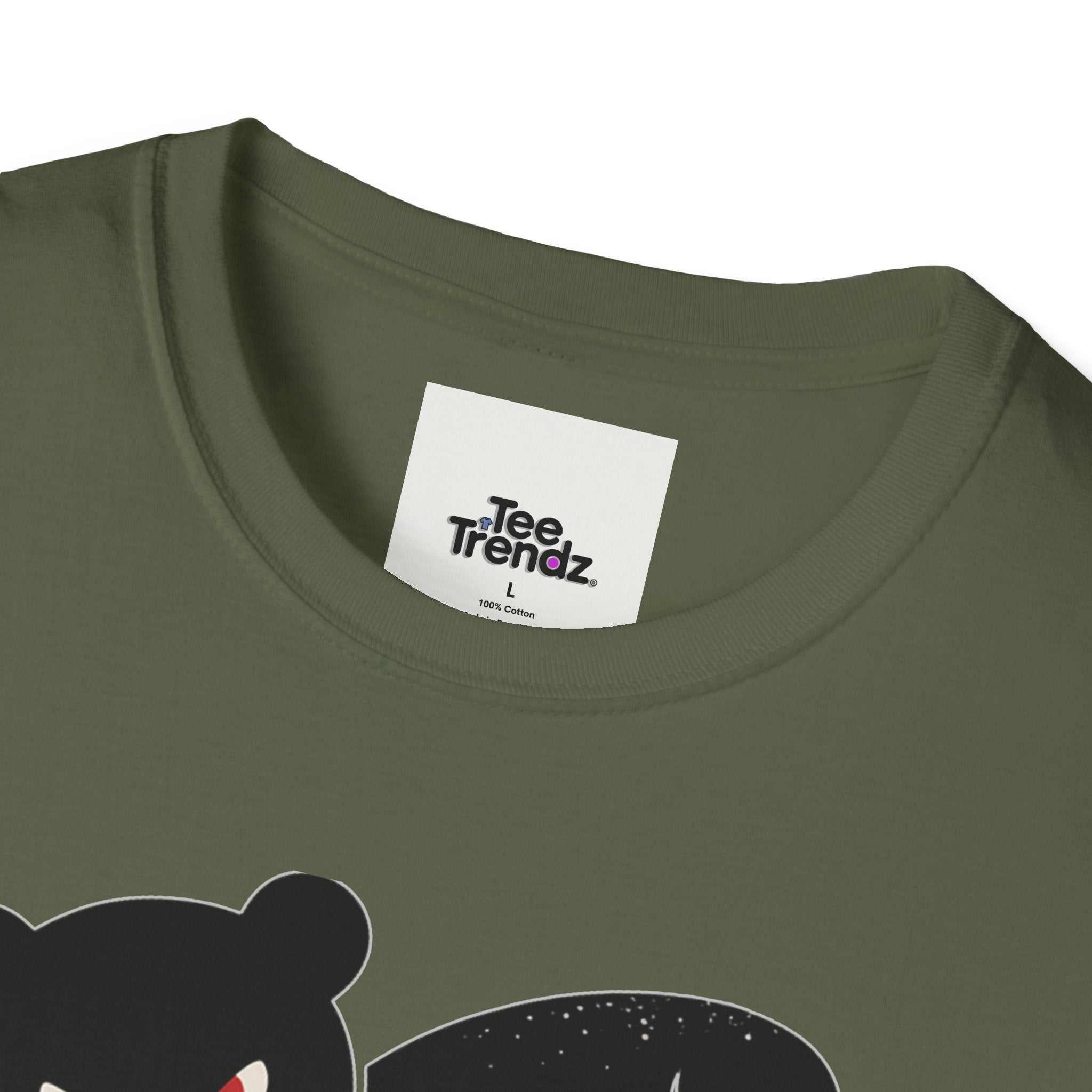 Karate Bear T‑Shirt — Martial Arts Bear with ‘KARATE’ and Japanese Text