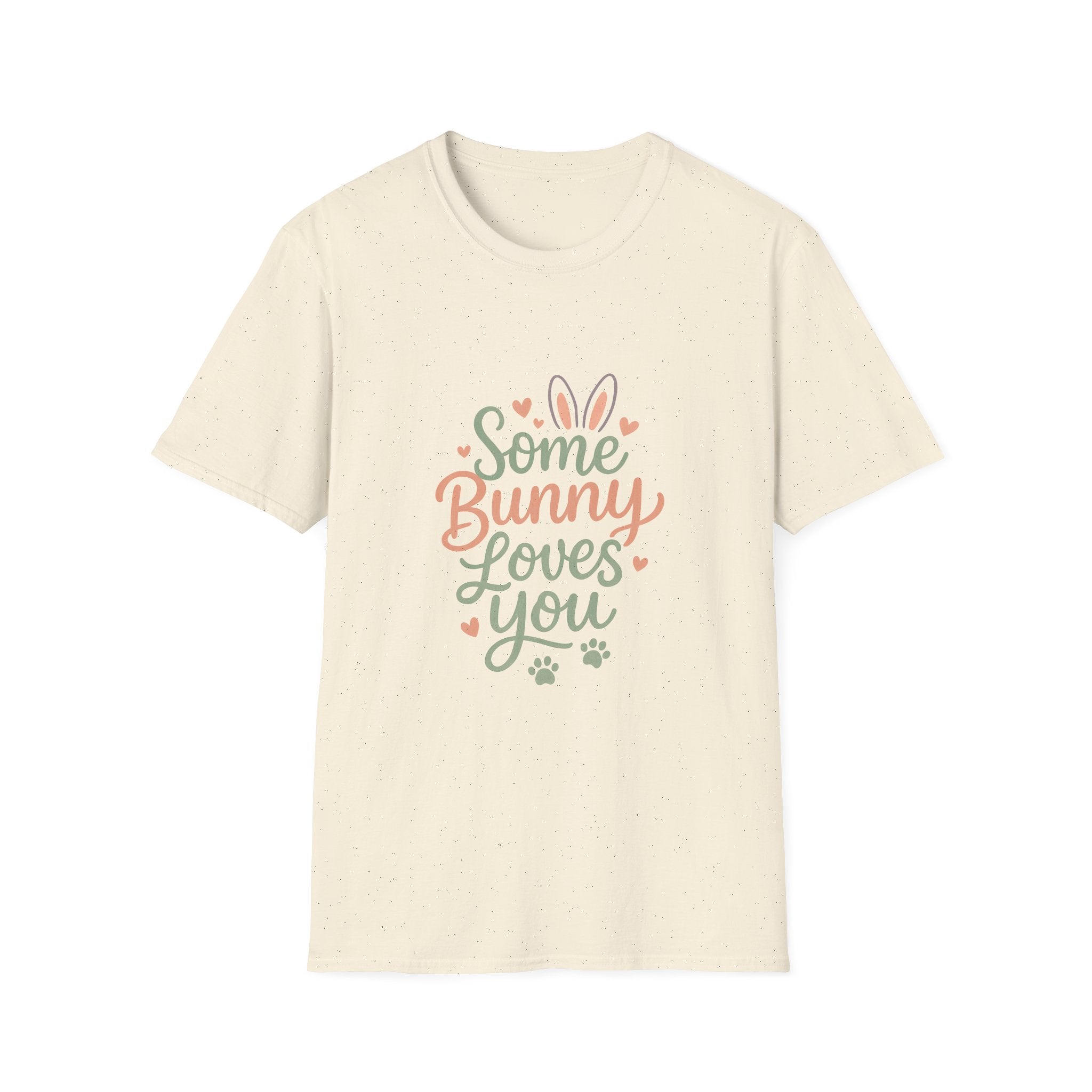 Some Bunny Loves You T-Shirt — Cute Easter Bunny Paw Print Tee