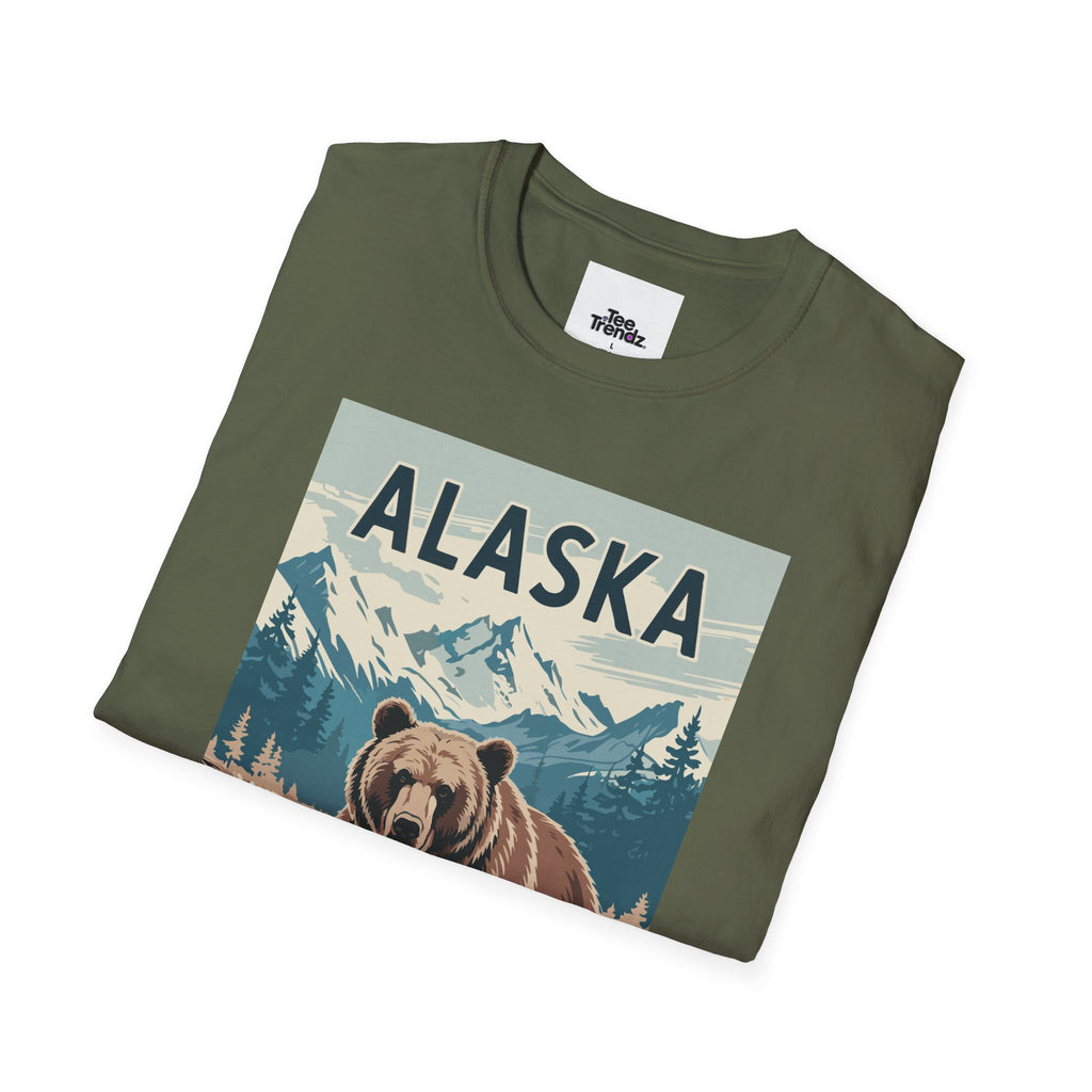 Alaska Bear T-Shirt — Vintage Mountain Wildlife Tee