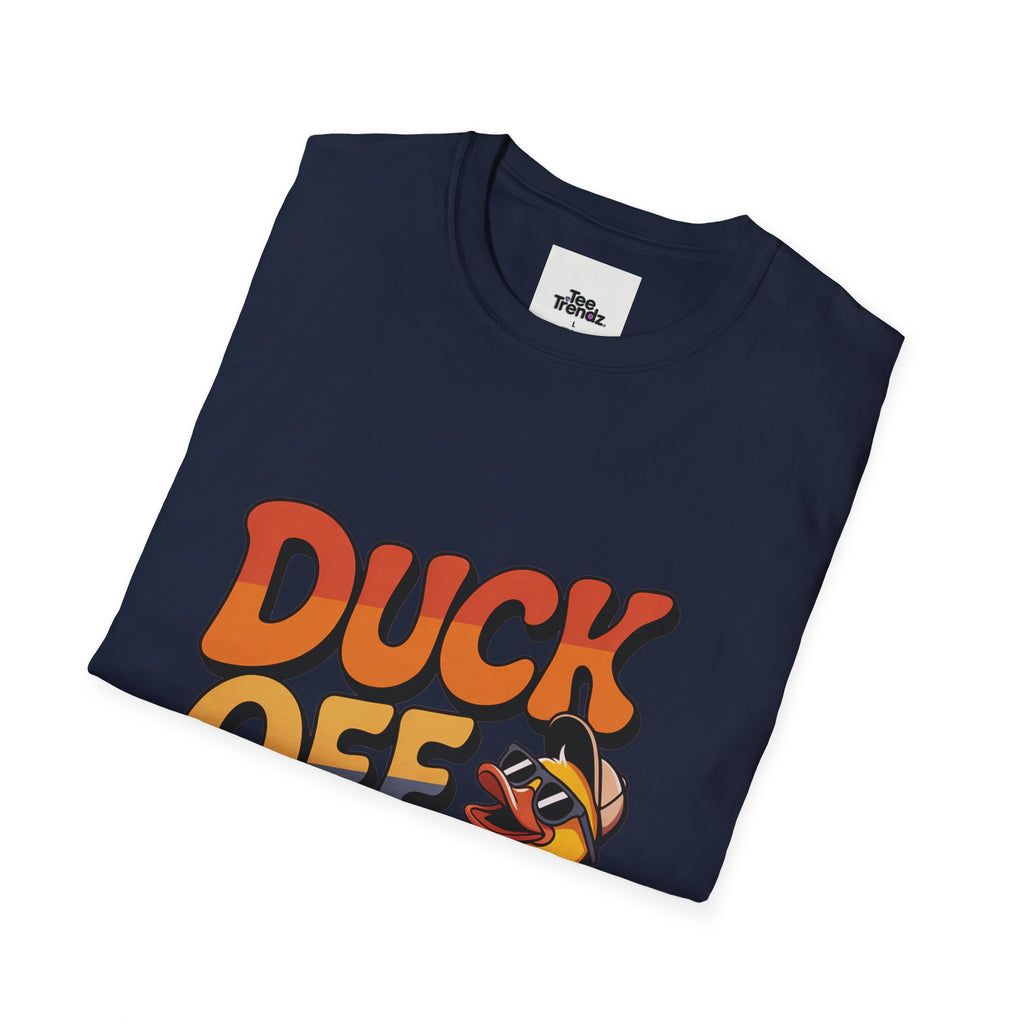 Duck Off Graphic T-Shirt — Funny Rubber Duck Cartoon Tee