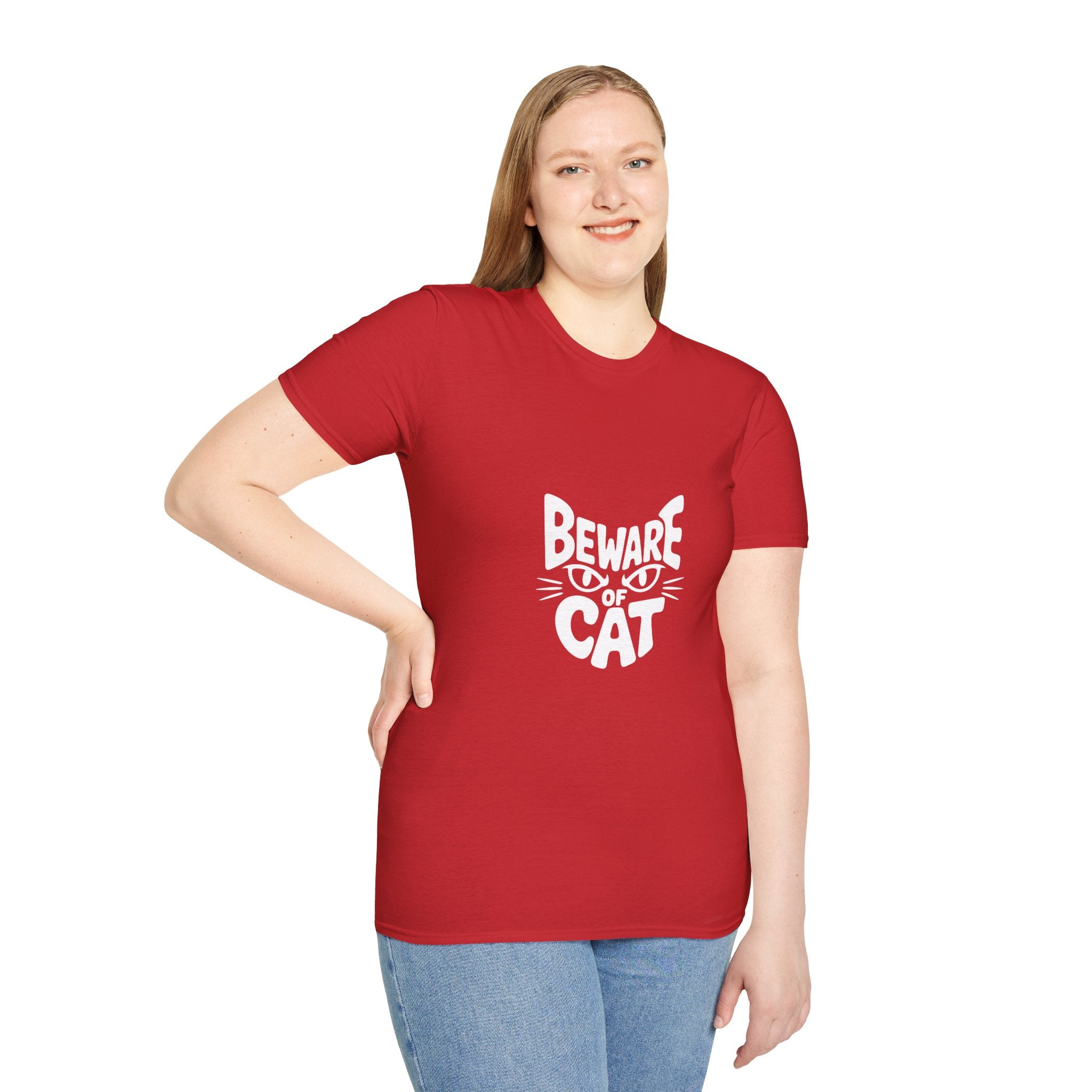 Beware of Cat T-Shirt — Funny Cat Lover Tee