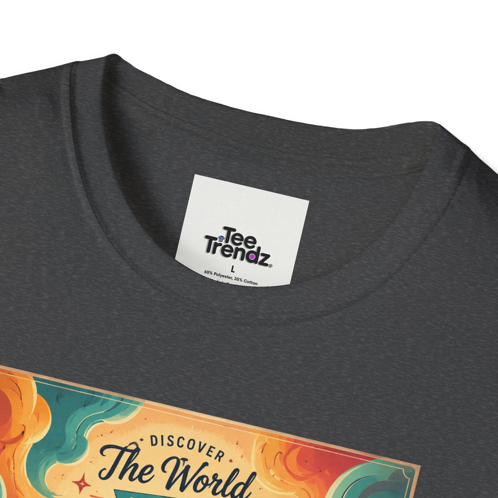 Travel Poster T-Shirt — 'The World, Countless Memories' Vintage Eiffel Tower Tee