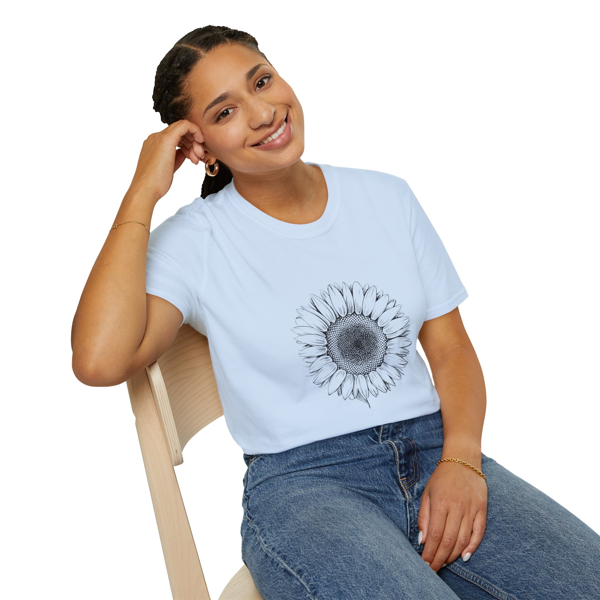 Sunflower Sketch T-Shirt