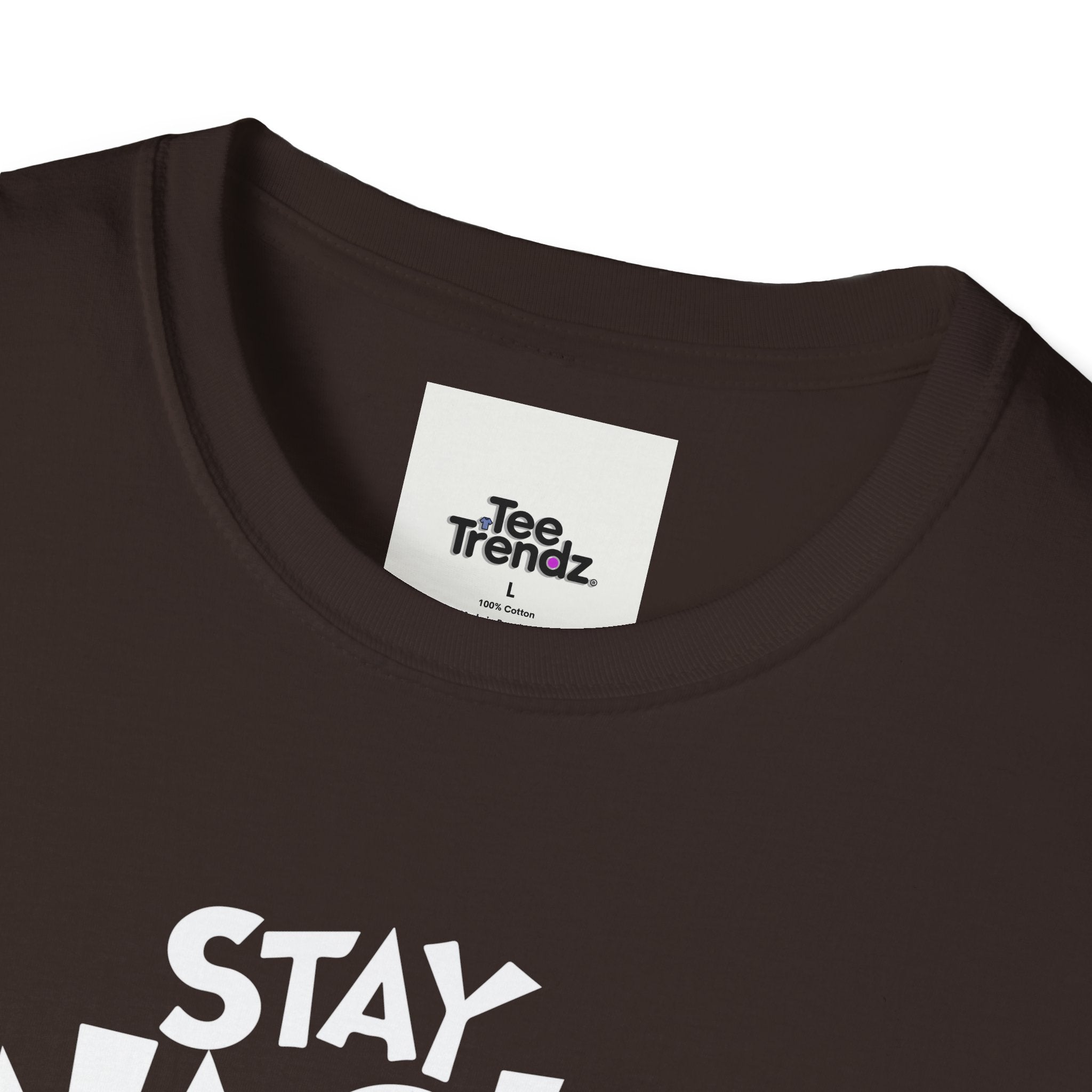 Stay Wacky Bruh T-Shirt — Funny Blue Fuzzy Monster Graphic Tee