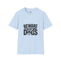 Beware of Dogs T-Shirt — Funny Bulldog Graphic Tee for Dog Lovers
