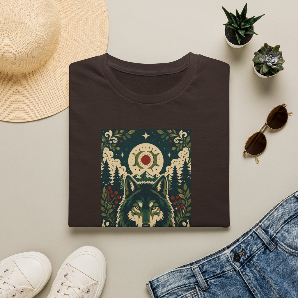 Wolf Spirit T-Shirt — Mystic Forest Moon Graphic