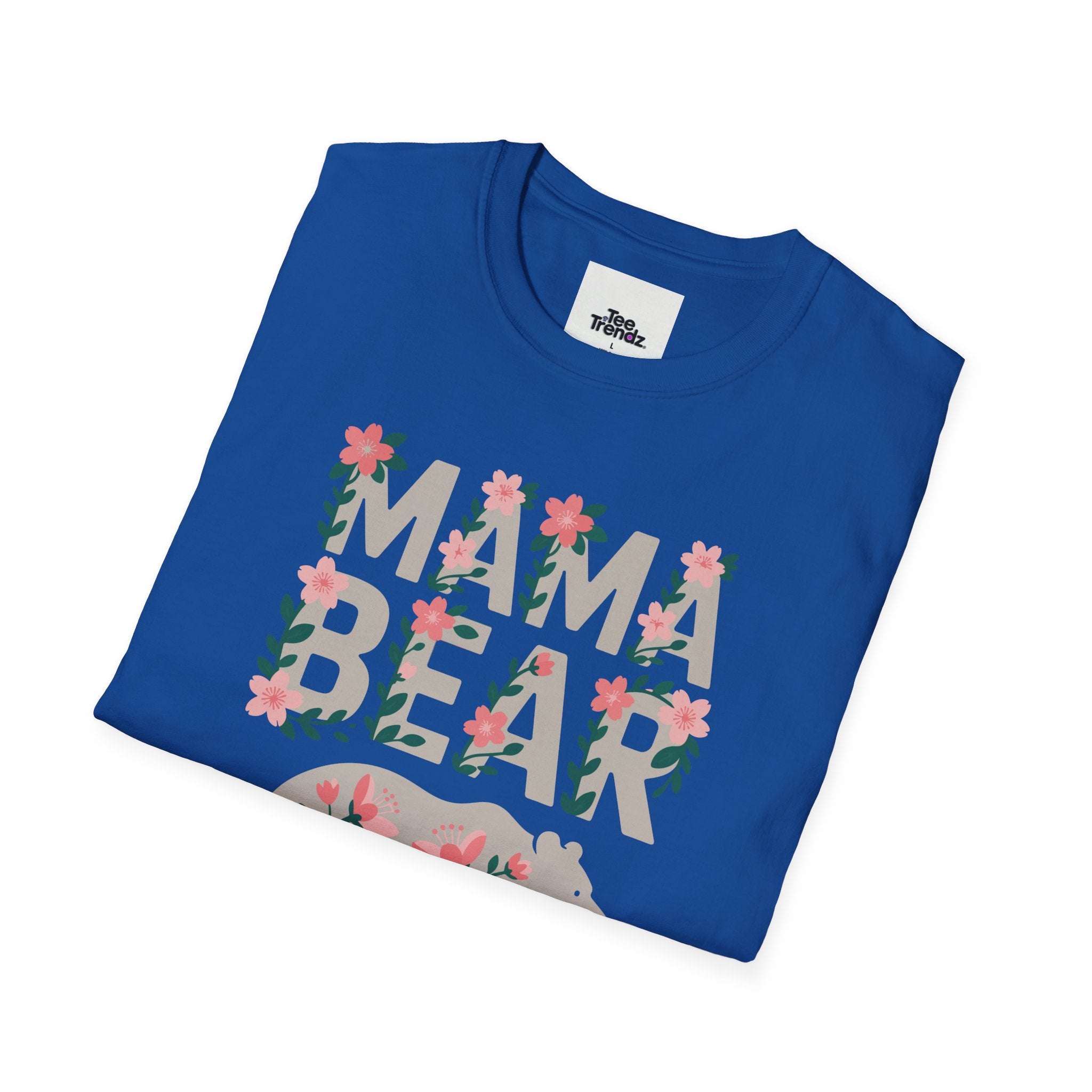 Mama Bear Floral T-Shirt — Mother's Day Mom Tee