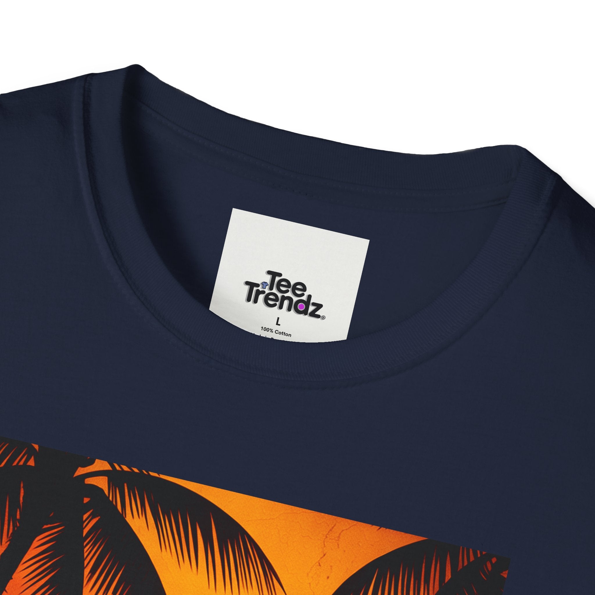 Summer Vibes Surf T-Shirt — Retro Sunset Palm Beach Tee