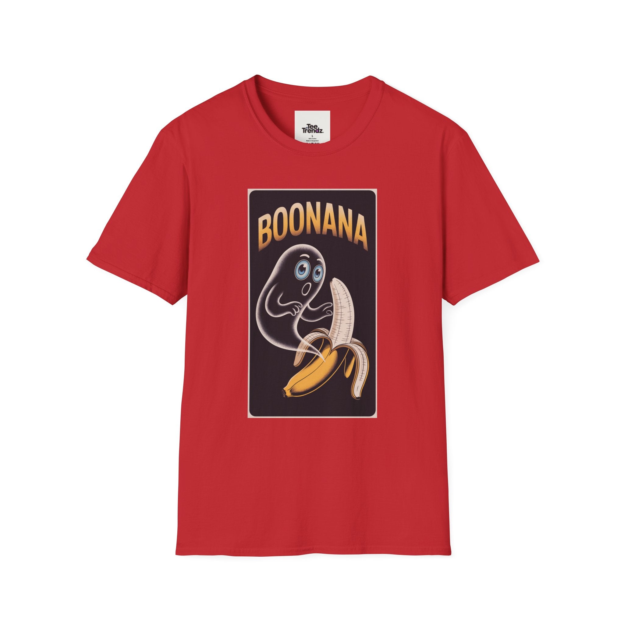 T-Shirt — "Boonana" Ghost with Banana Retro Graphic