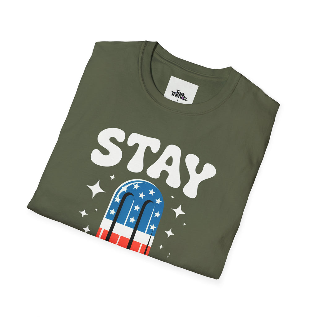 Stay Cool Popsicle T-Shirt — Retro Summer Graphic Tee