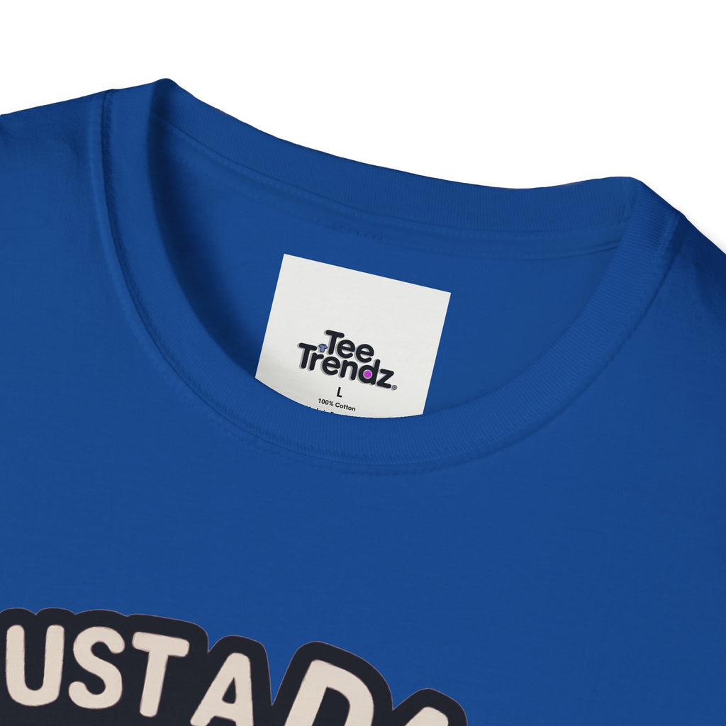 Dad T-Shirt — “Just a Dad Who Always Came Back With the Milk” Vintage Raccoon Design