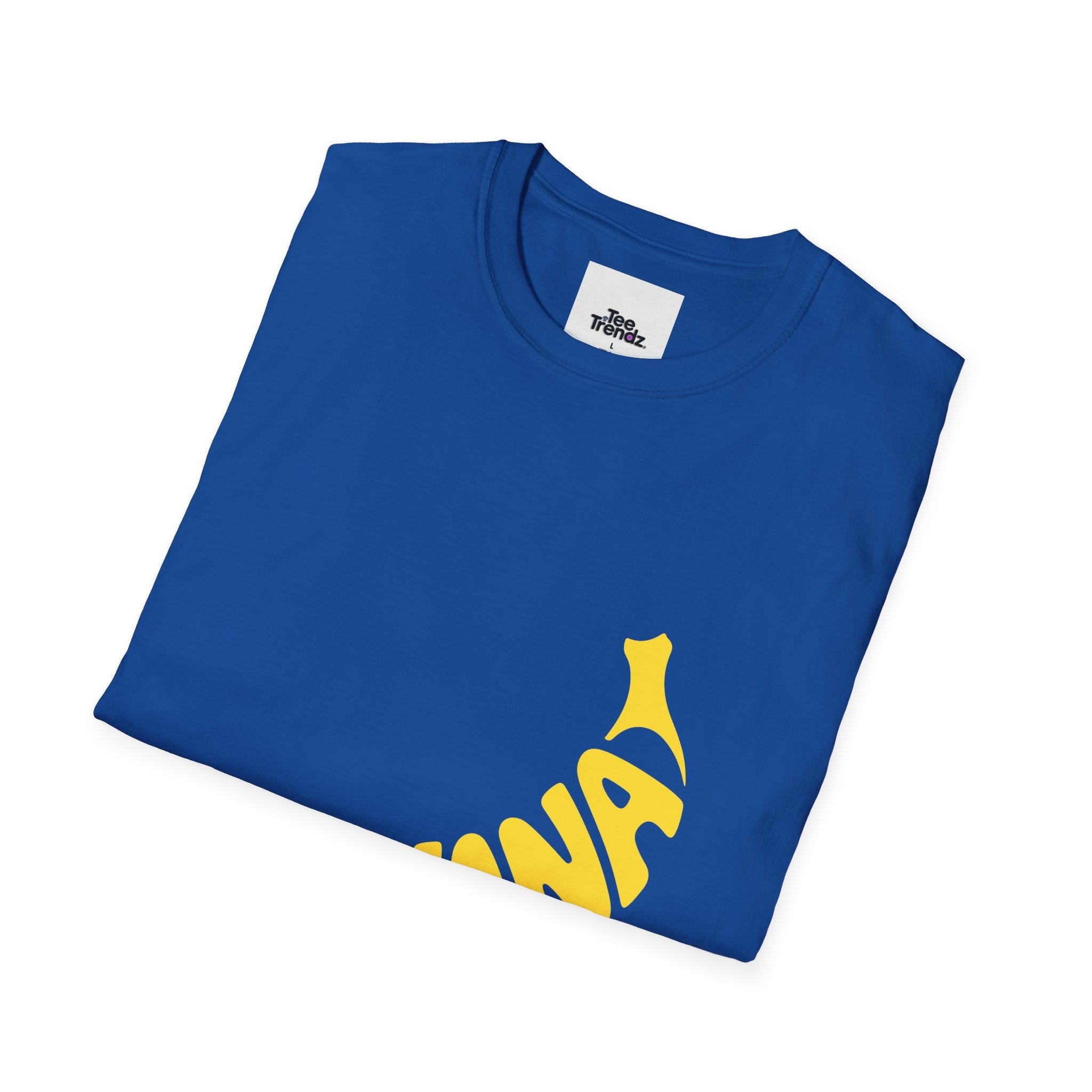 Banana Graphic T-Shirt – Retro Yellow Fruit Logo Tee