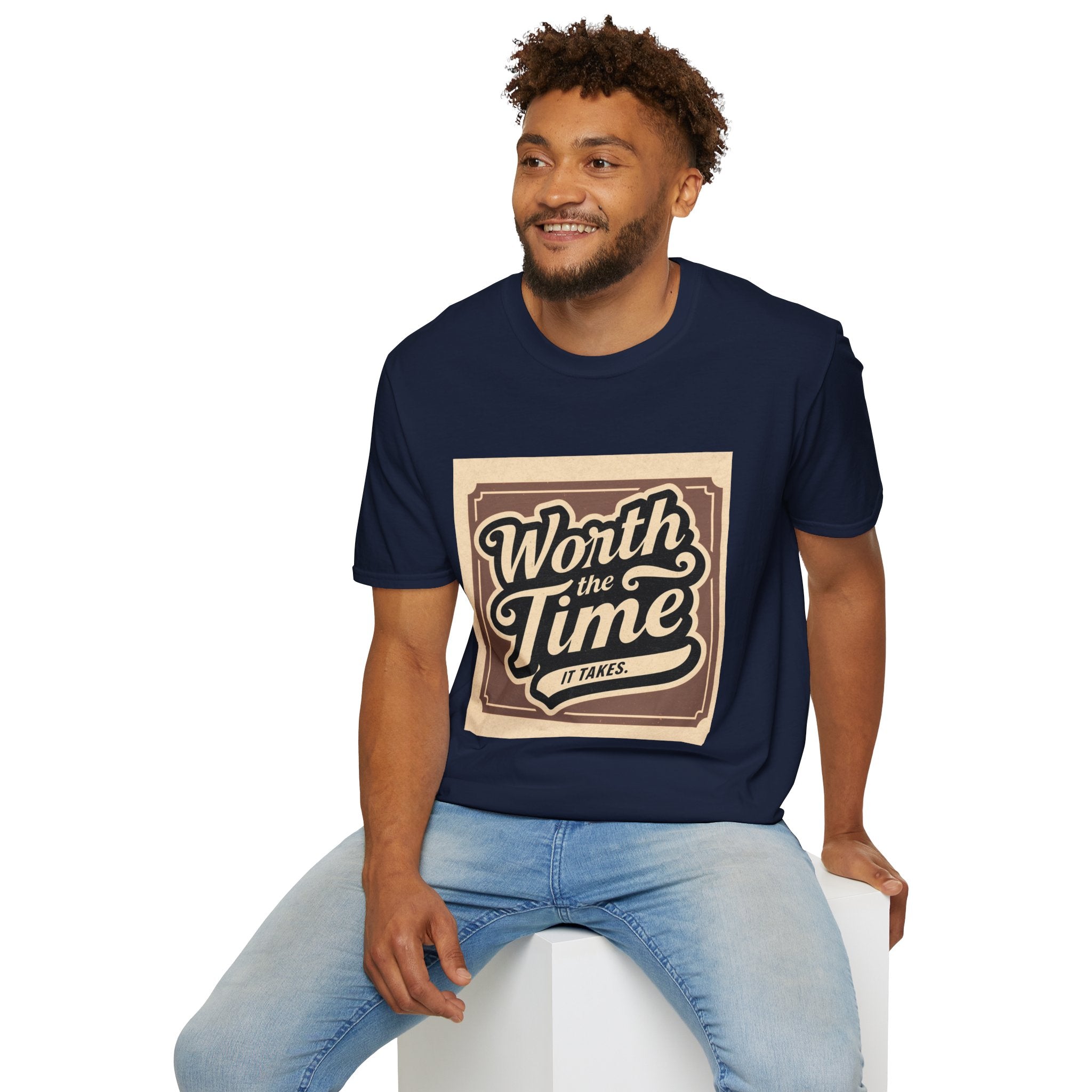 Worth the Time T-Shirt — Retro Vintage Inspirational Tee