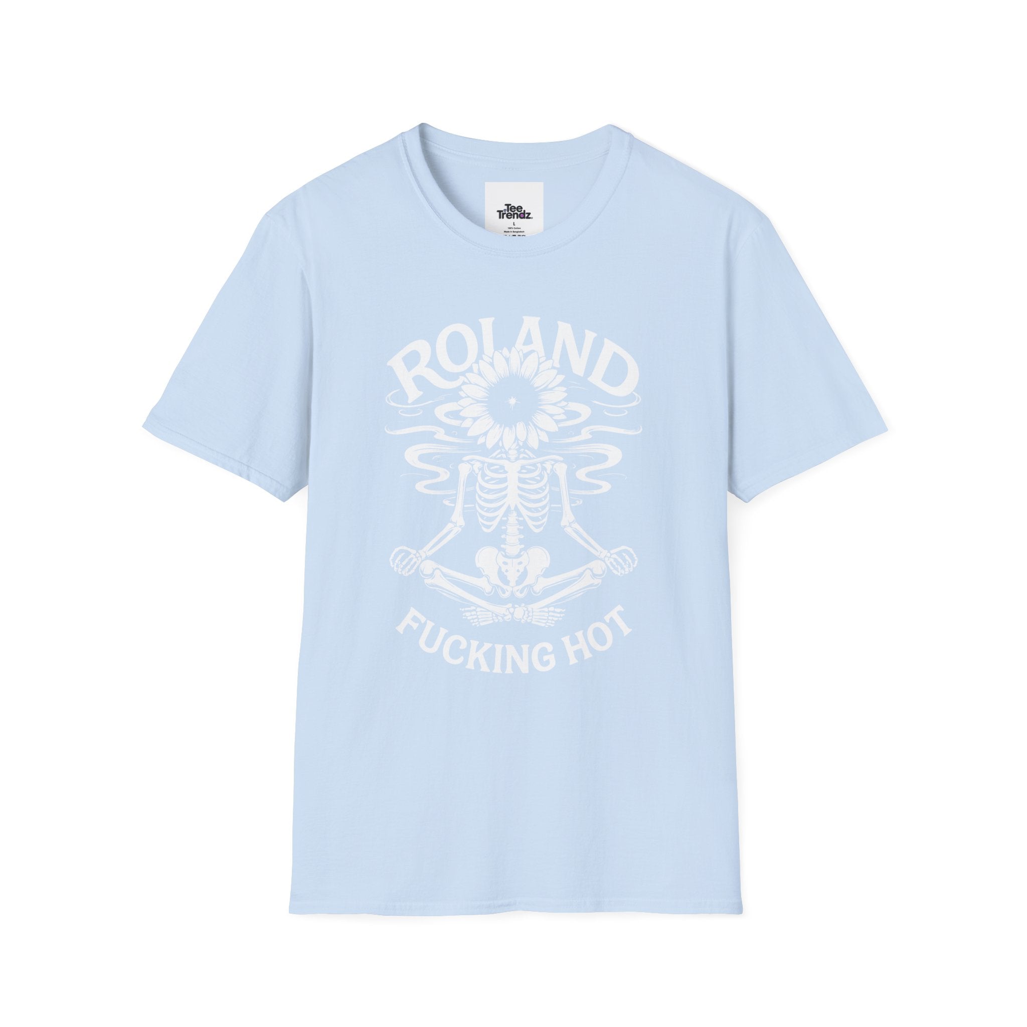 Roland “Fucking Hot” Graphic T-Shirt — Skeleton Sunband Tee