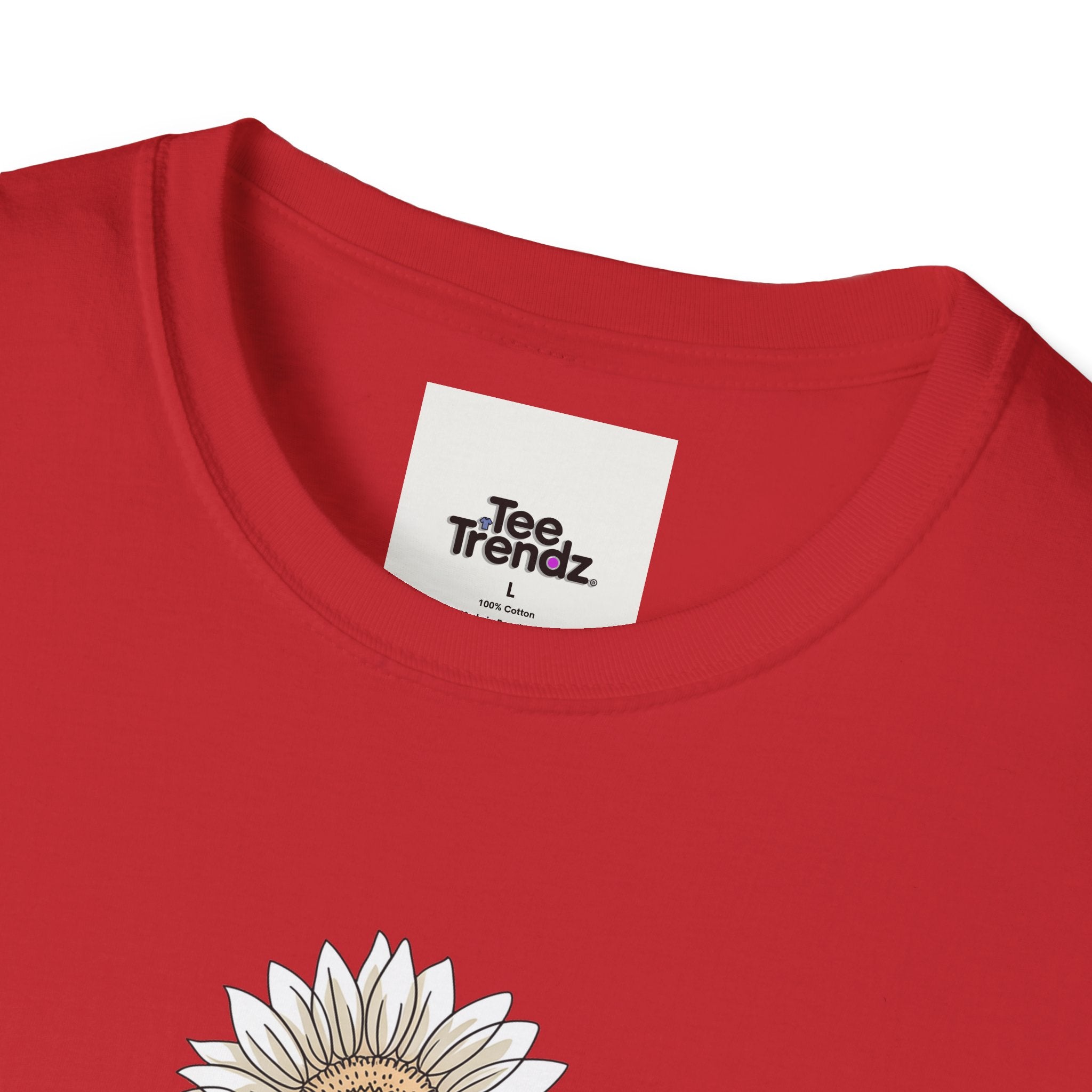 “Bloom with Grace” Sunflower T-Shirt — Floral Inspirational Graphic Tee