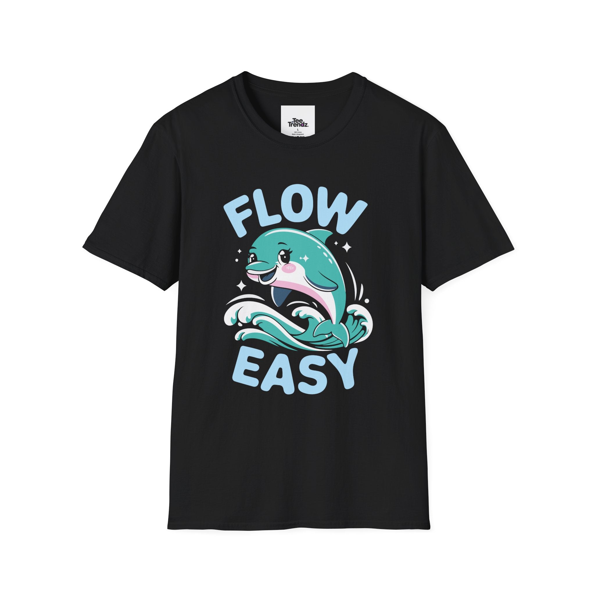 Flow Easy Dolphin T-Shirt — Cute Sea Life Graphic Tee