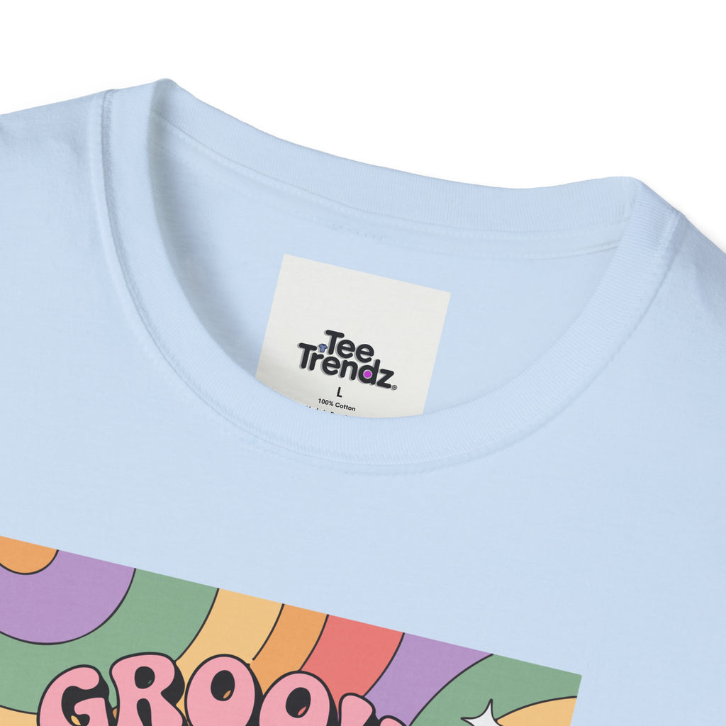 Groovy Shrooms T-Shirt – Retro Psychedelic Mushroom Tee