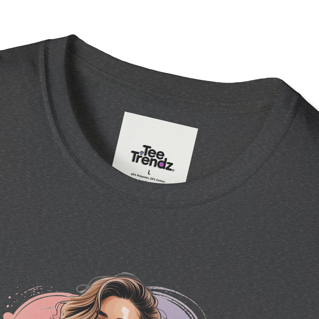 Personalized Portrait T‑Shirt — Custom Name "Cierra Ortega" Tropical Palm Graphic