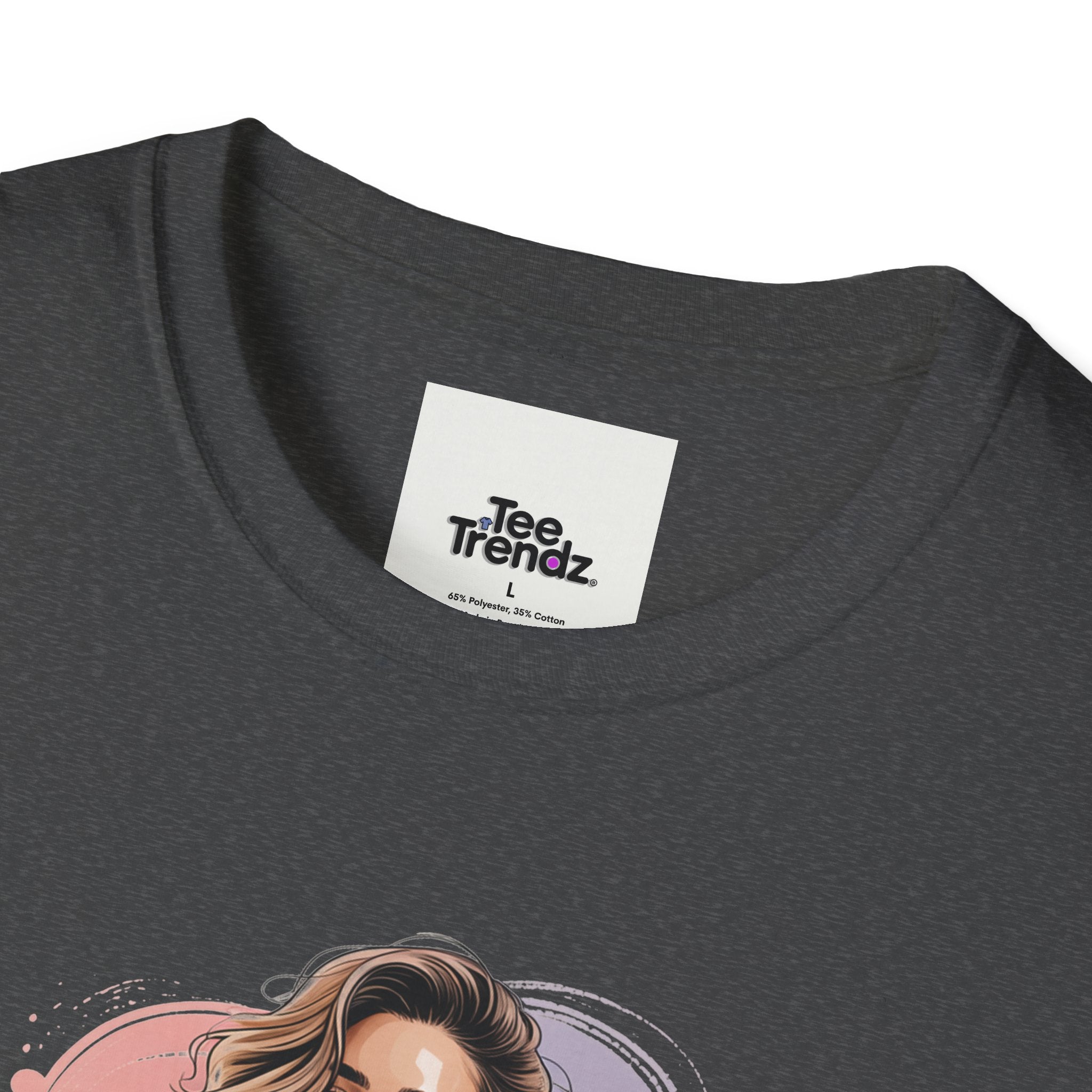 Personalized Portrait T‑Shirt — Custom Name "Cierra Ortega" Tropical Palm Graphic