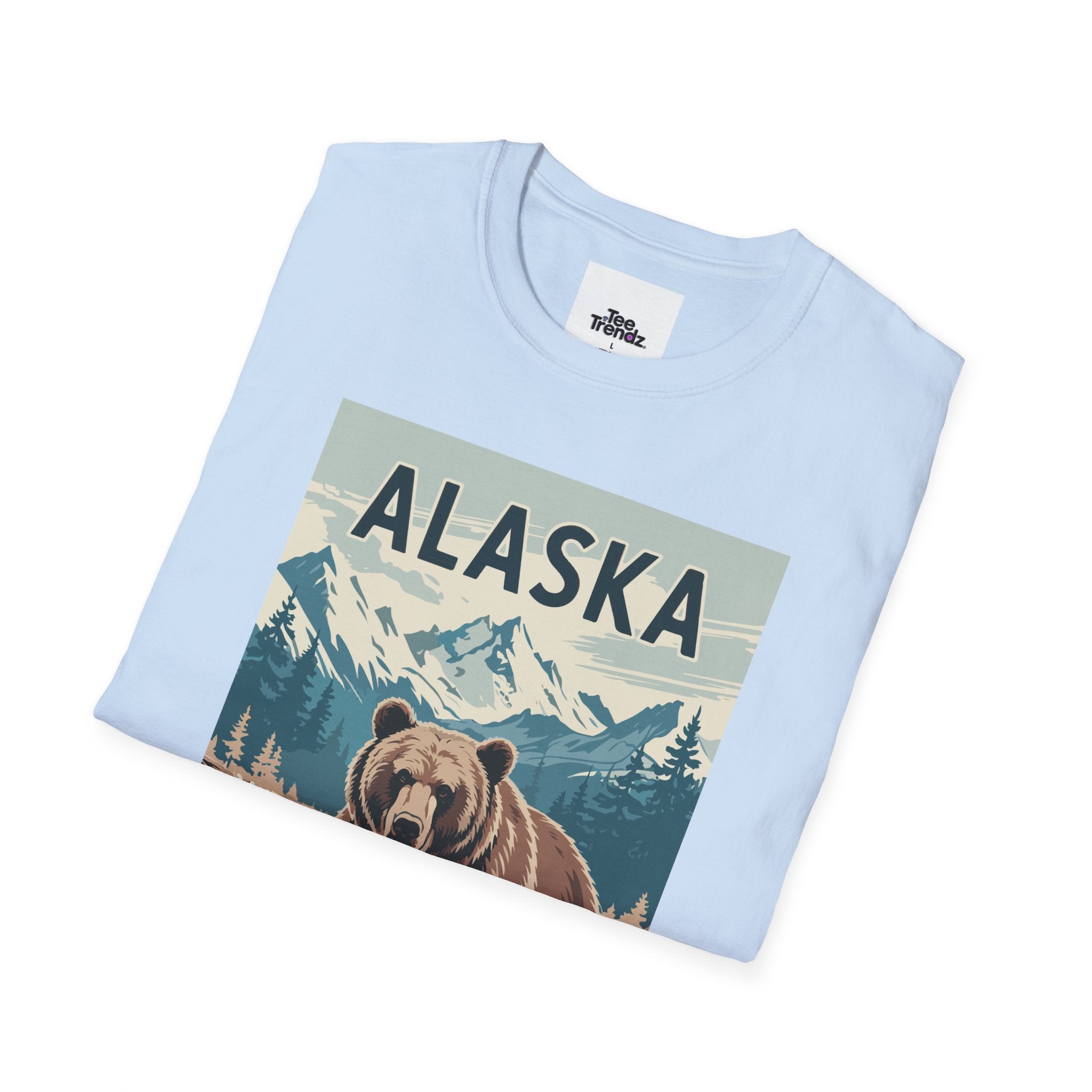 Alaska Bear T-Shirt — Vintage Mountain Wildlife Tee