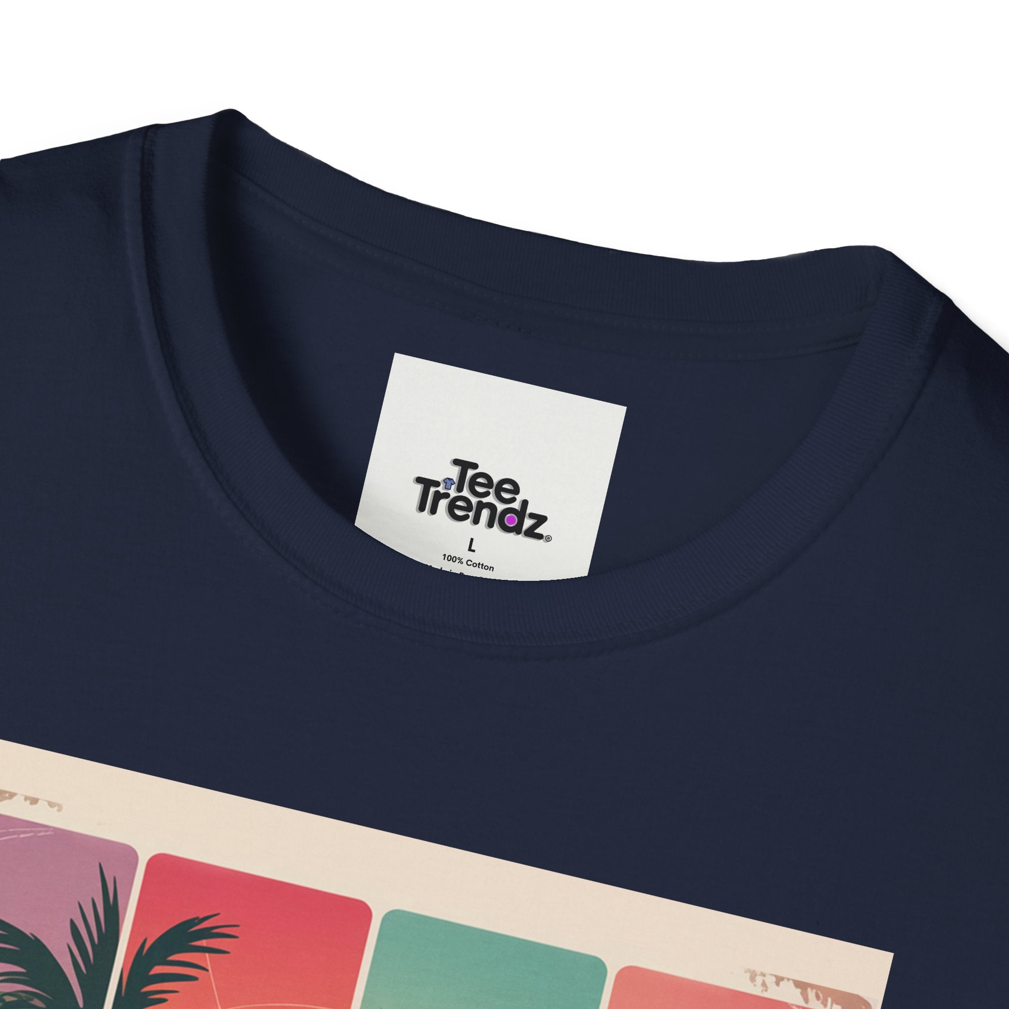 Summer Never Ends T-Shirt – Vintage Beach Sunset Graphic Tee