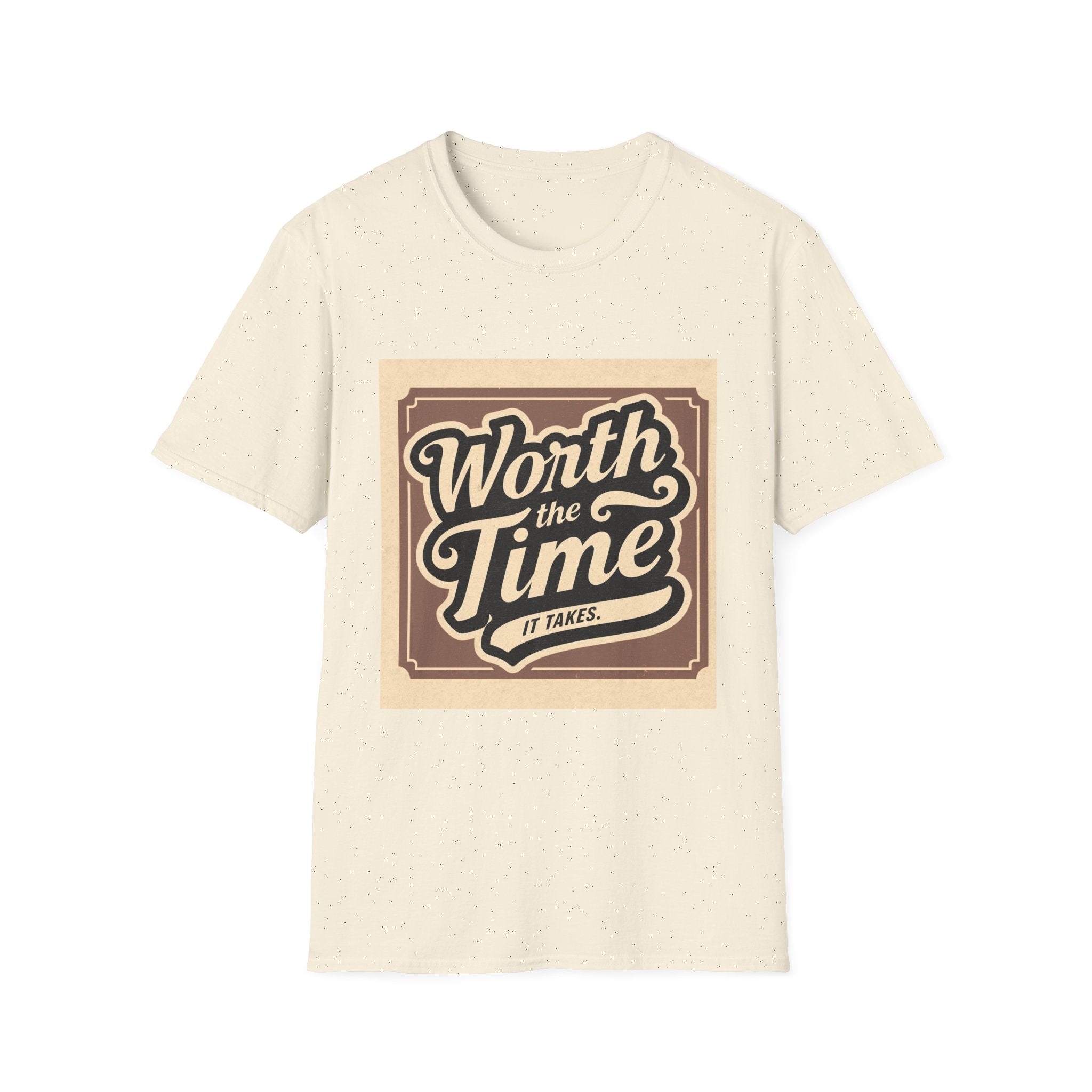 Worth the Time T-Shirt — Retro Vintage Inspirational Tee