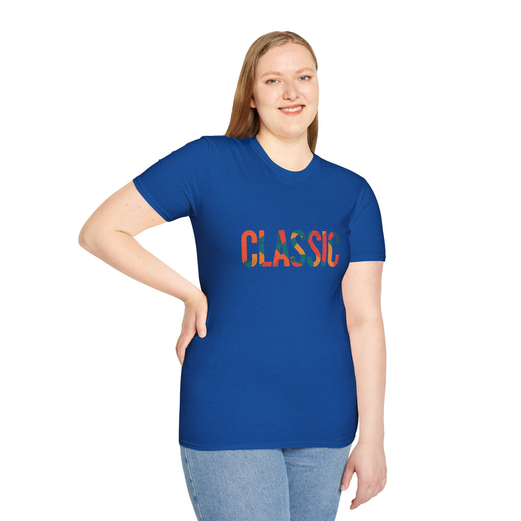 Classic Retro Text T-Shirt