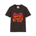 Stay Groovy T-Shirt — Retro 70s Floral Graphic Tee
