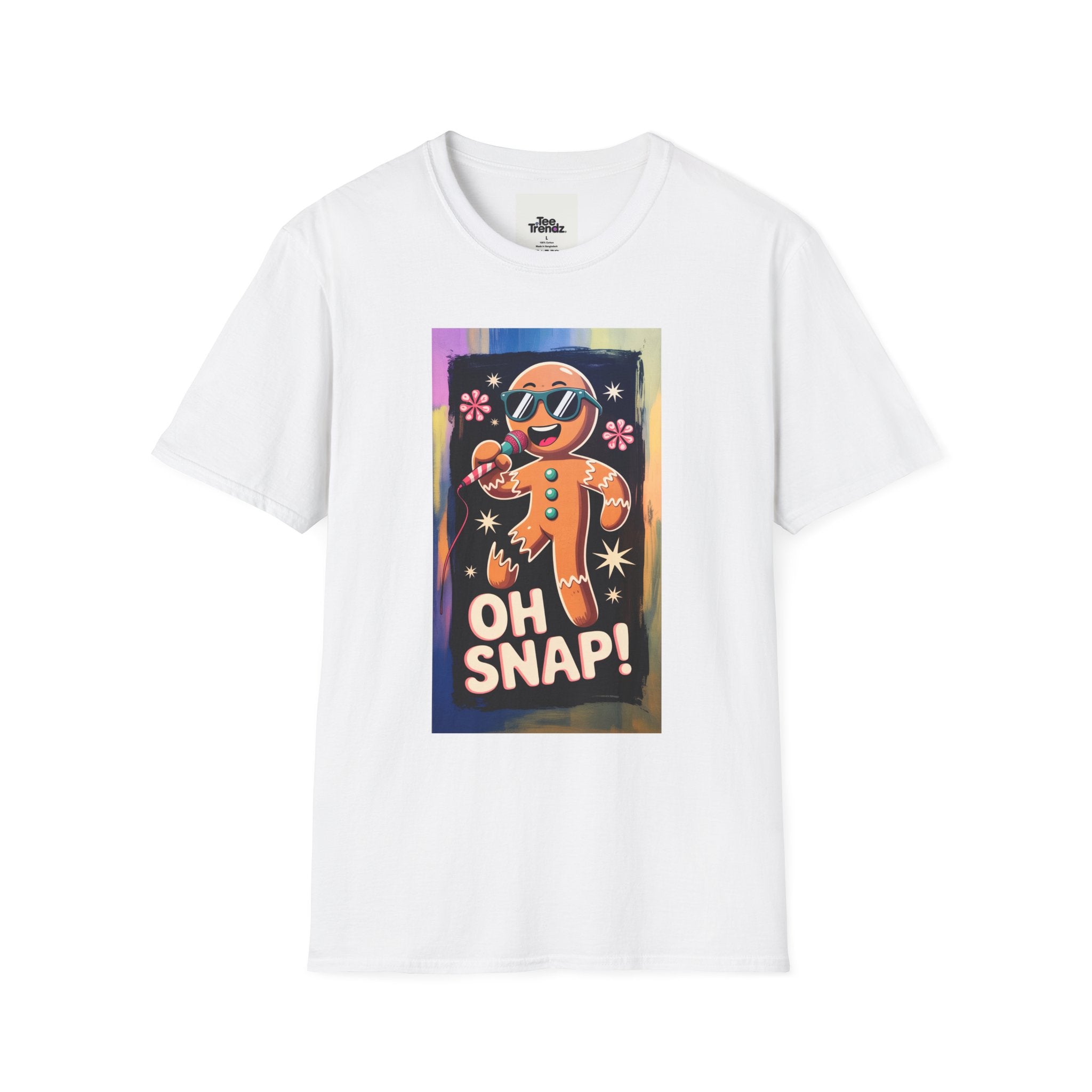 T-Shirt — 'Oh Snap!' Gingerbread Cookie Graphic Tee