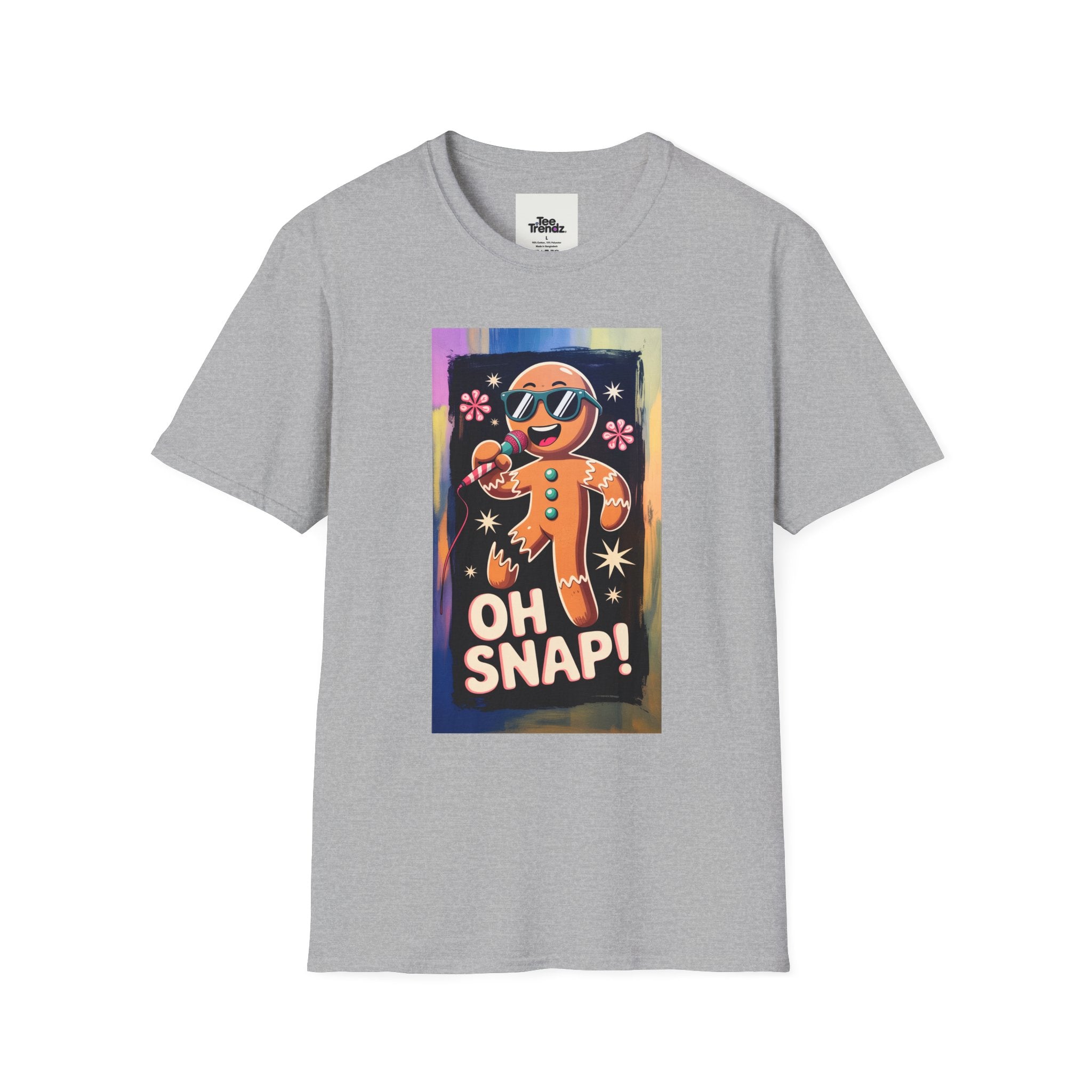 T-Shirt — 'Oh Snap!' Gingerbread Cookie Graphic Tee