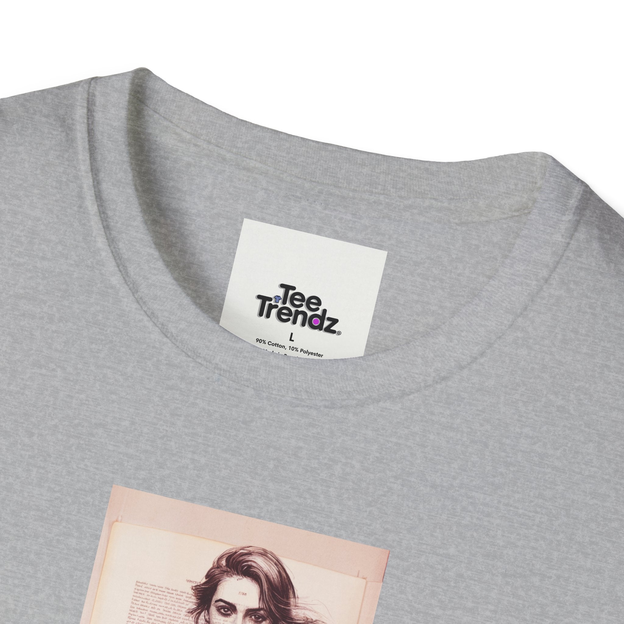 Fashion Illustration Tee — Colorful Watercolor Model Graphic T-Shirt