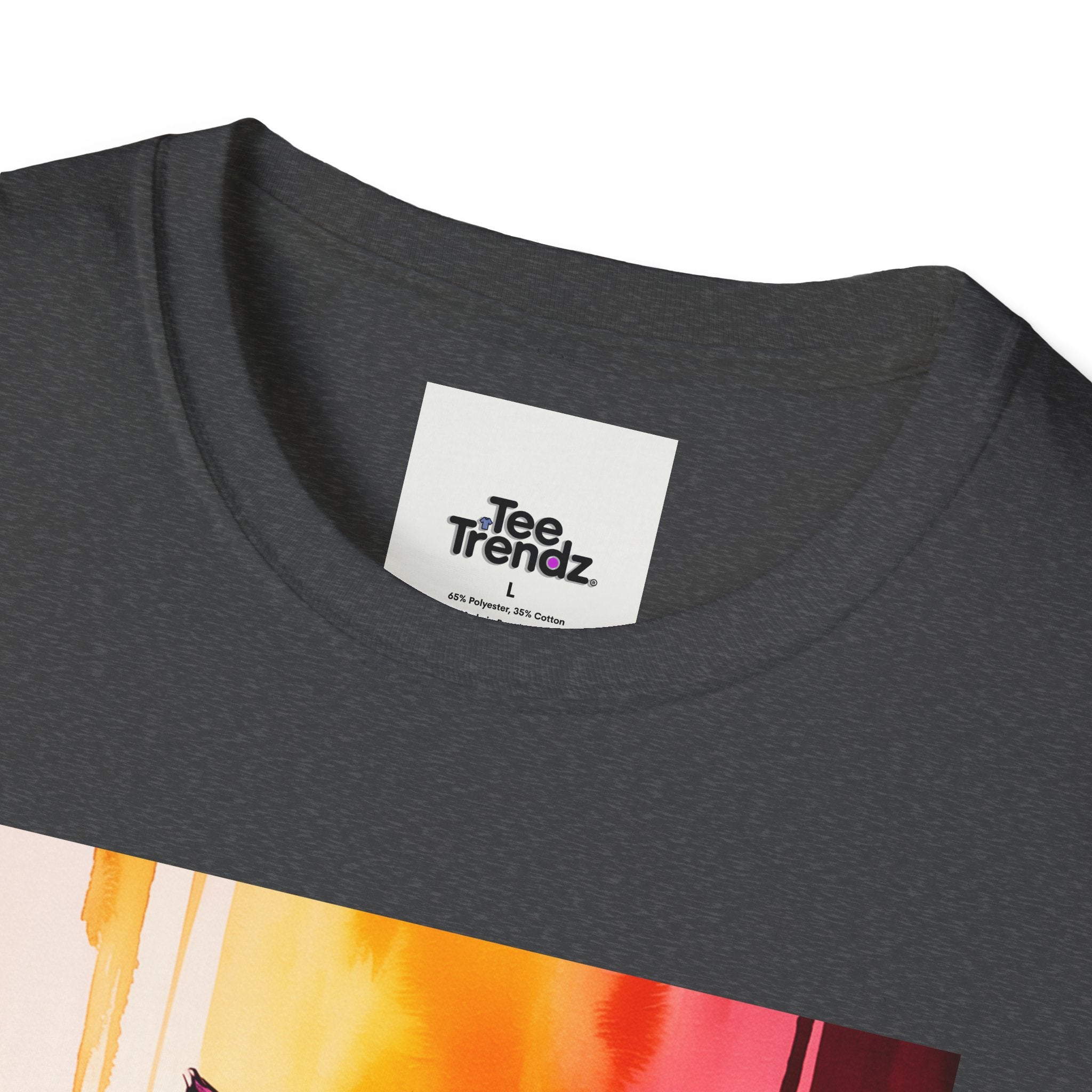Colorful Stacked Cats T-Shirt — Playful Cute Cat Art Tee