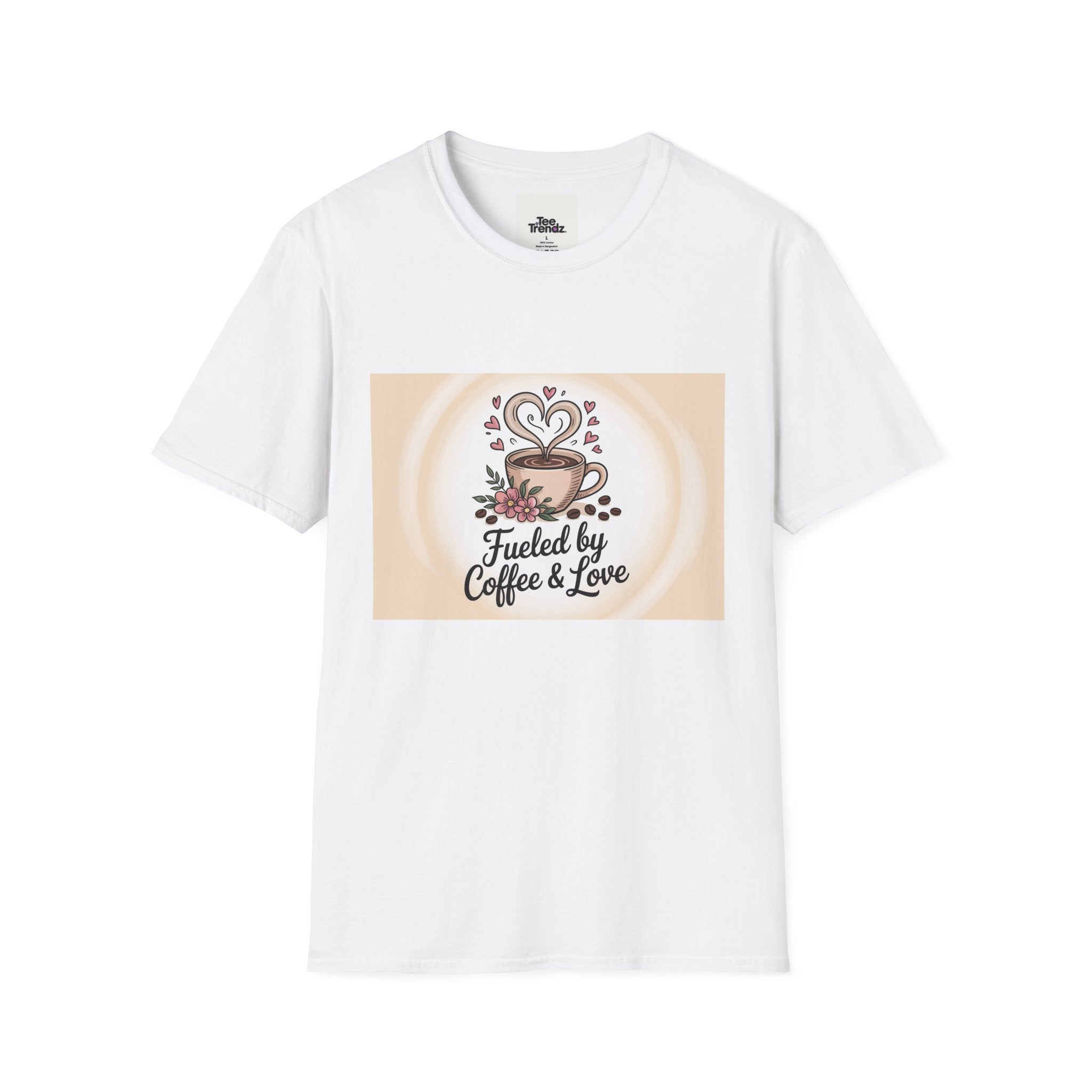 Coffee Lover T-Shirt — "Fueled by Coffee & Love" Graphic Tee