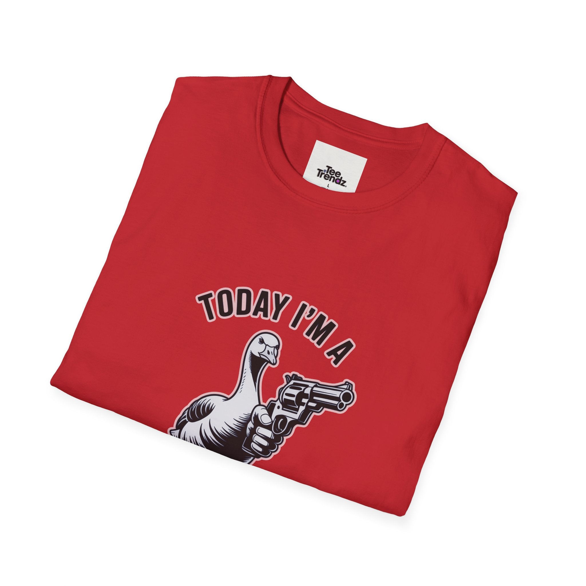 Serious Goose T-Shirt — "Today I'm a Serious Goose" Funny Graphic Tee