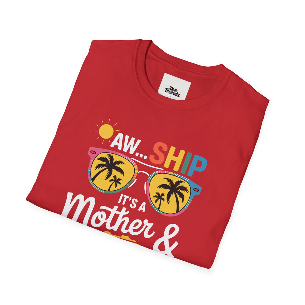 Mother & Daughter Trip T-Shirt – "Aw...Ship" Tropical Sunglasses Vacation Tee