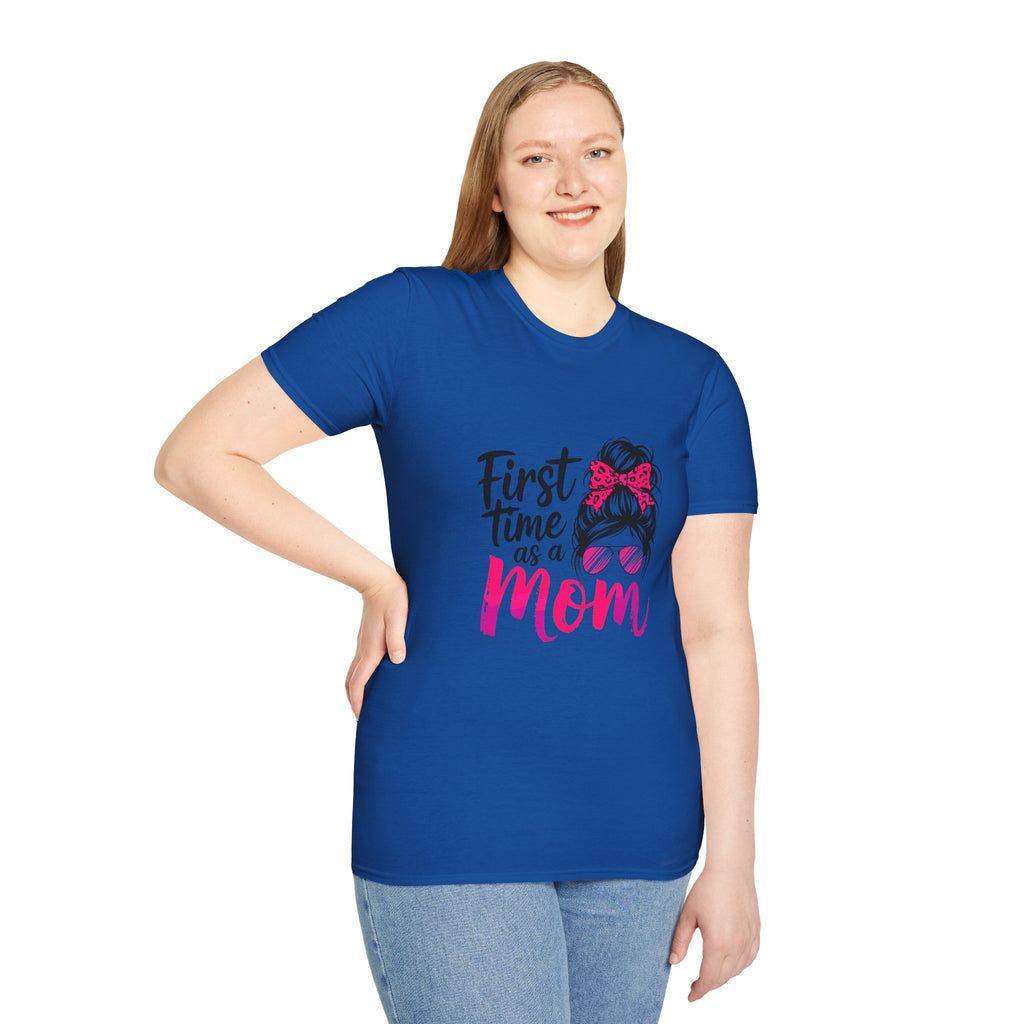 First Time As A Mom T-Shirt - New Mom Graphic Tee
