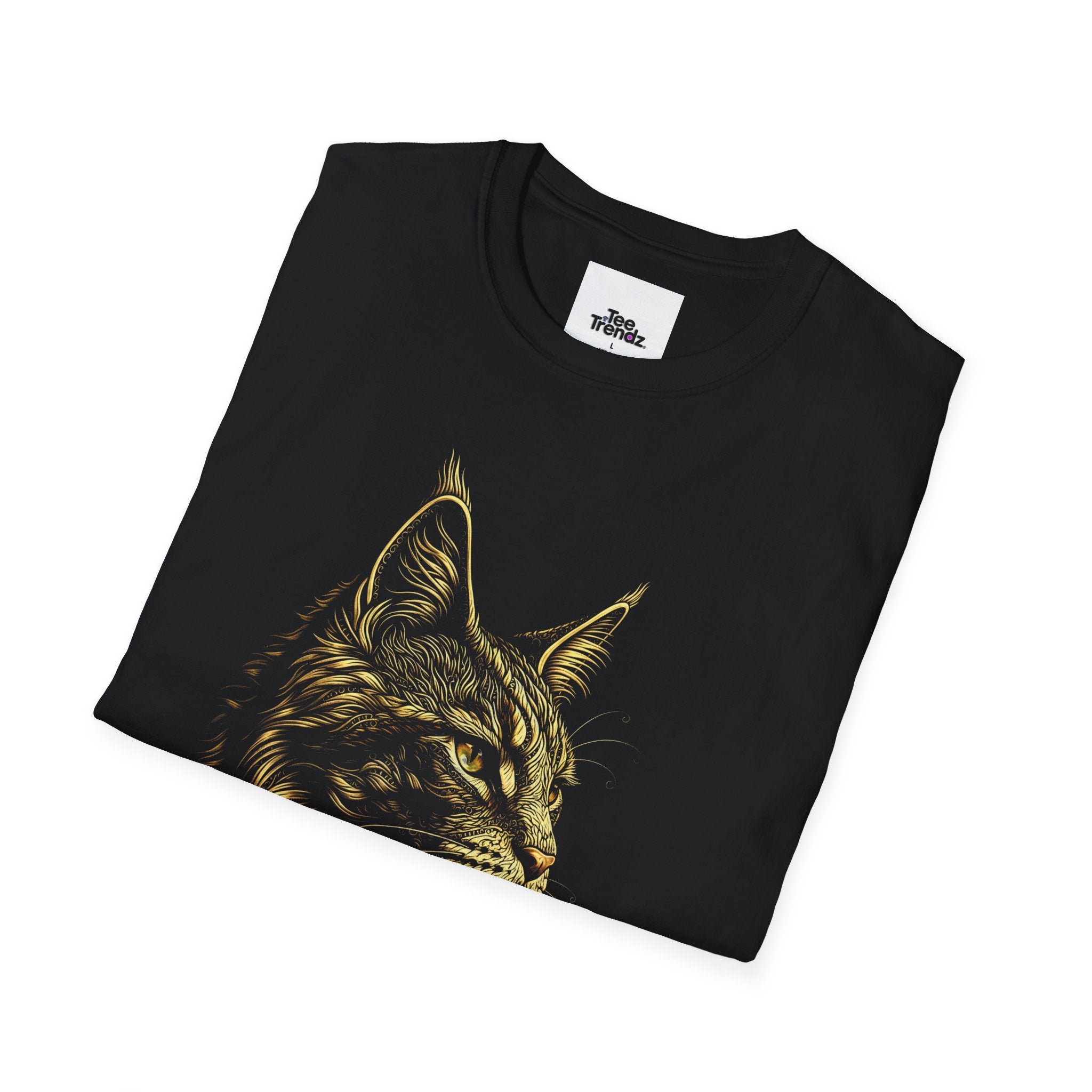 Lynx Sketch T-Shirt — Minimal Wildlife Illustration Tee