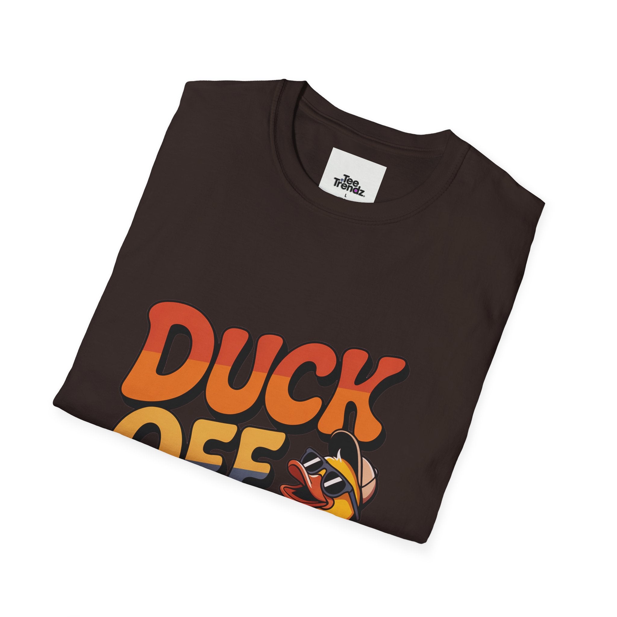 Duck Off Graphic T-Shirt — Funny Rubber Duck Cartoon Tee