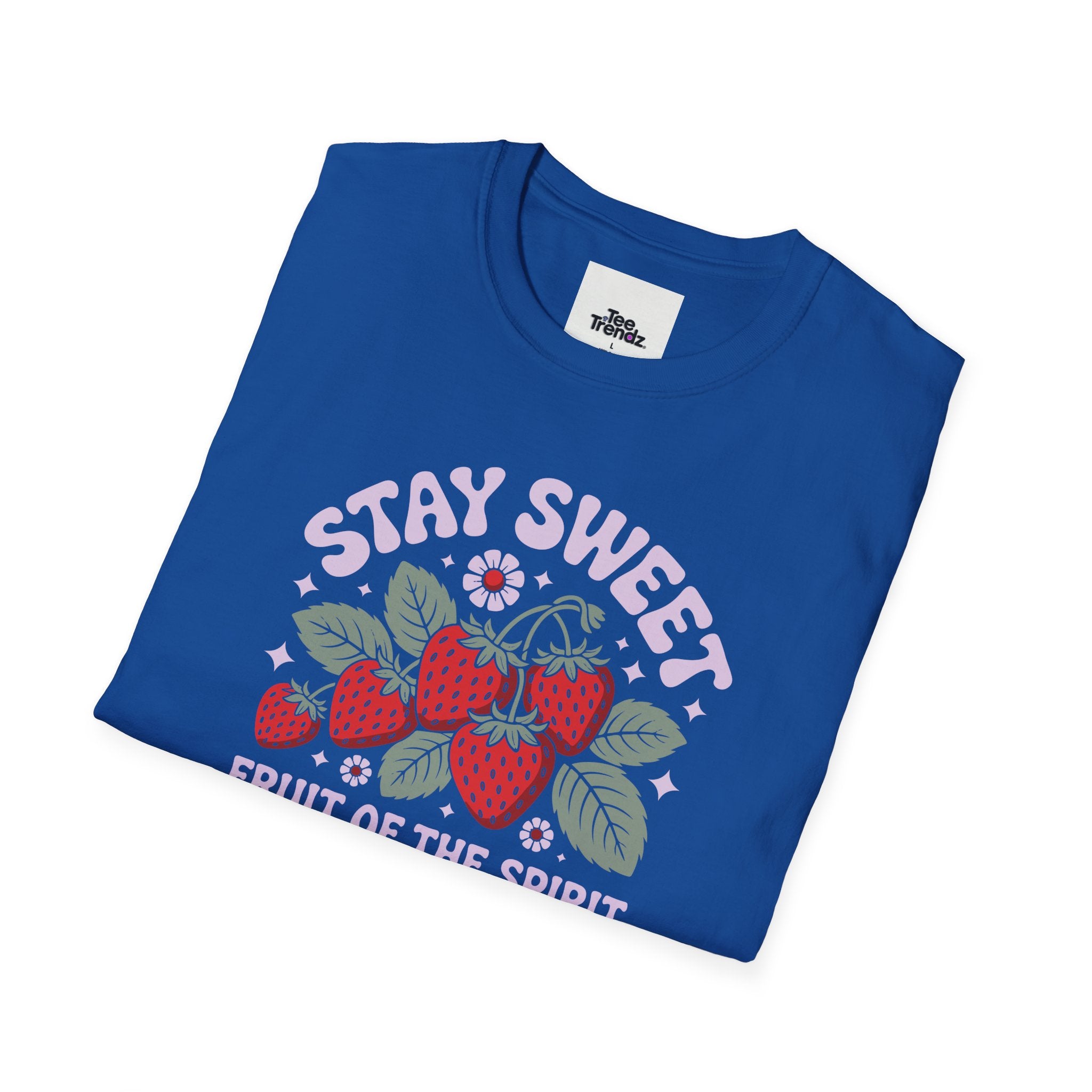 Stay Sweet Fruit of the Spirit T-Shirt — Strawberry Faith Graphic Tee