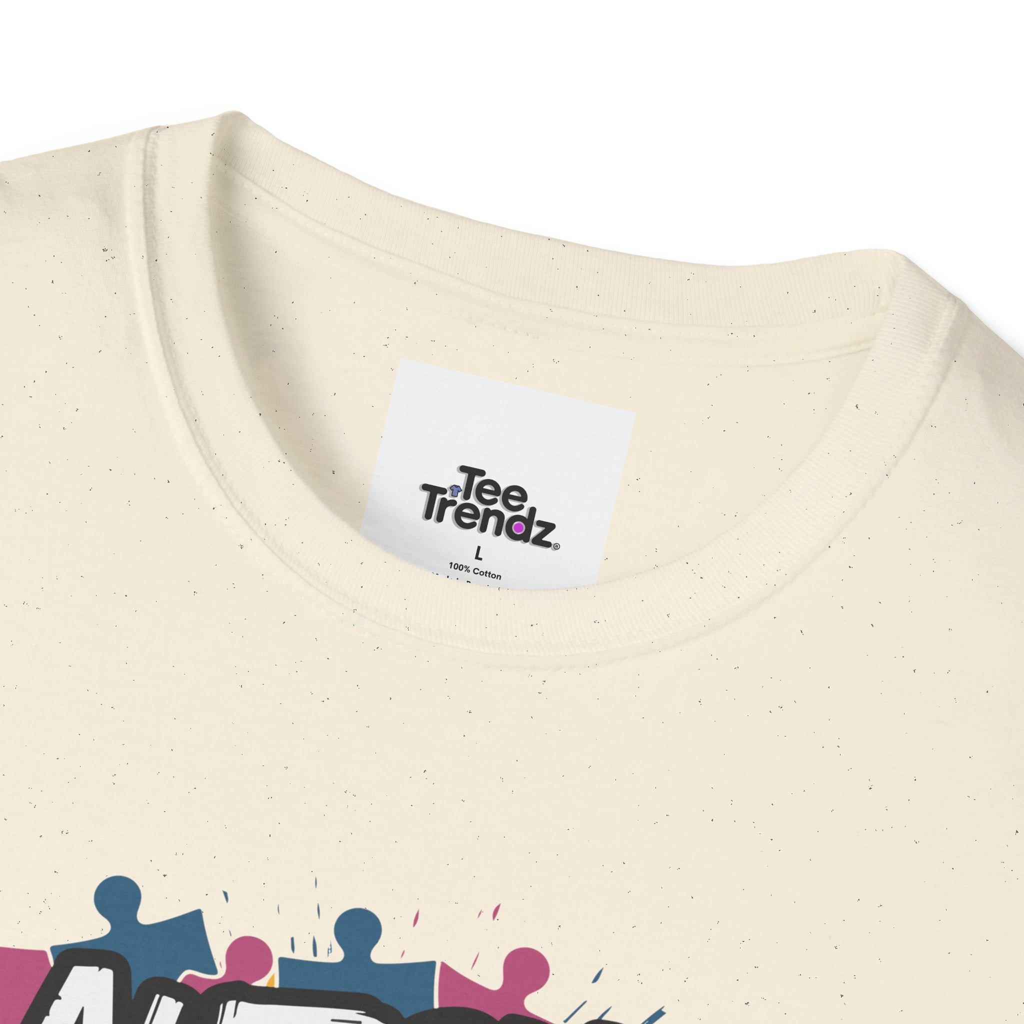Autism Because Normal Is Boring T-Shirt — Colorful Puzzle Piece Awareness Tee