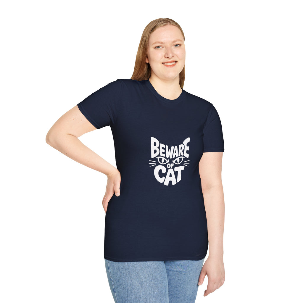 Beware of Cat T-Shirt — Funny Cat Lover Tee