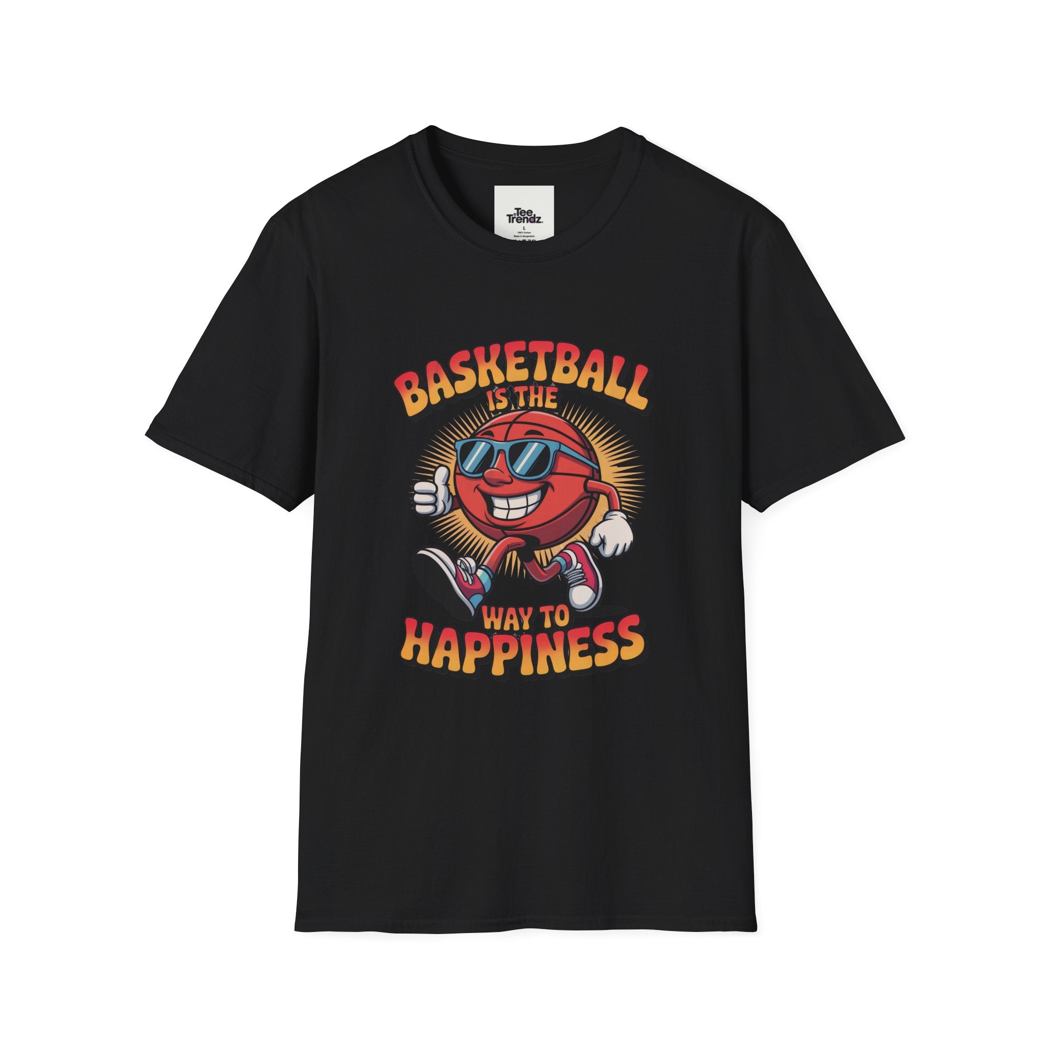 Basketball Is the Way to Happiness T-Shirt