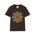 Sunflower Mandala T-Shirt — Retro Floral Graphic Tee